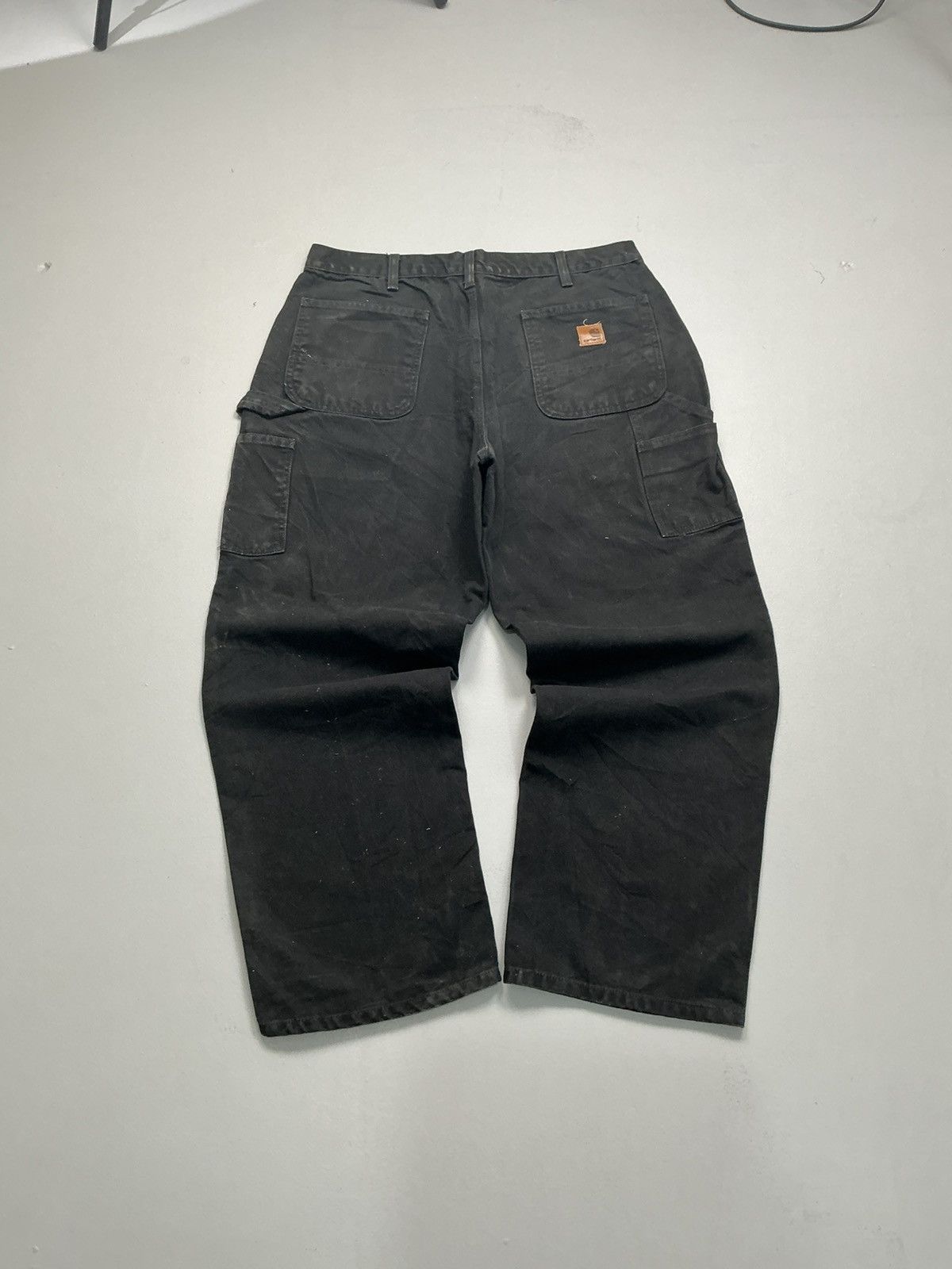 Carhartt Vintage Carhart B11 BLK Carpenter Workwear denim Size US 36 / EU 52 - 7 Thumbnail