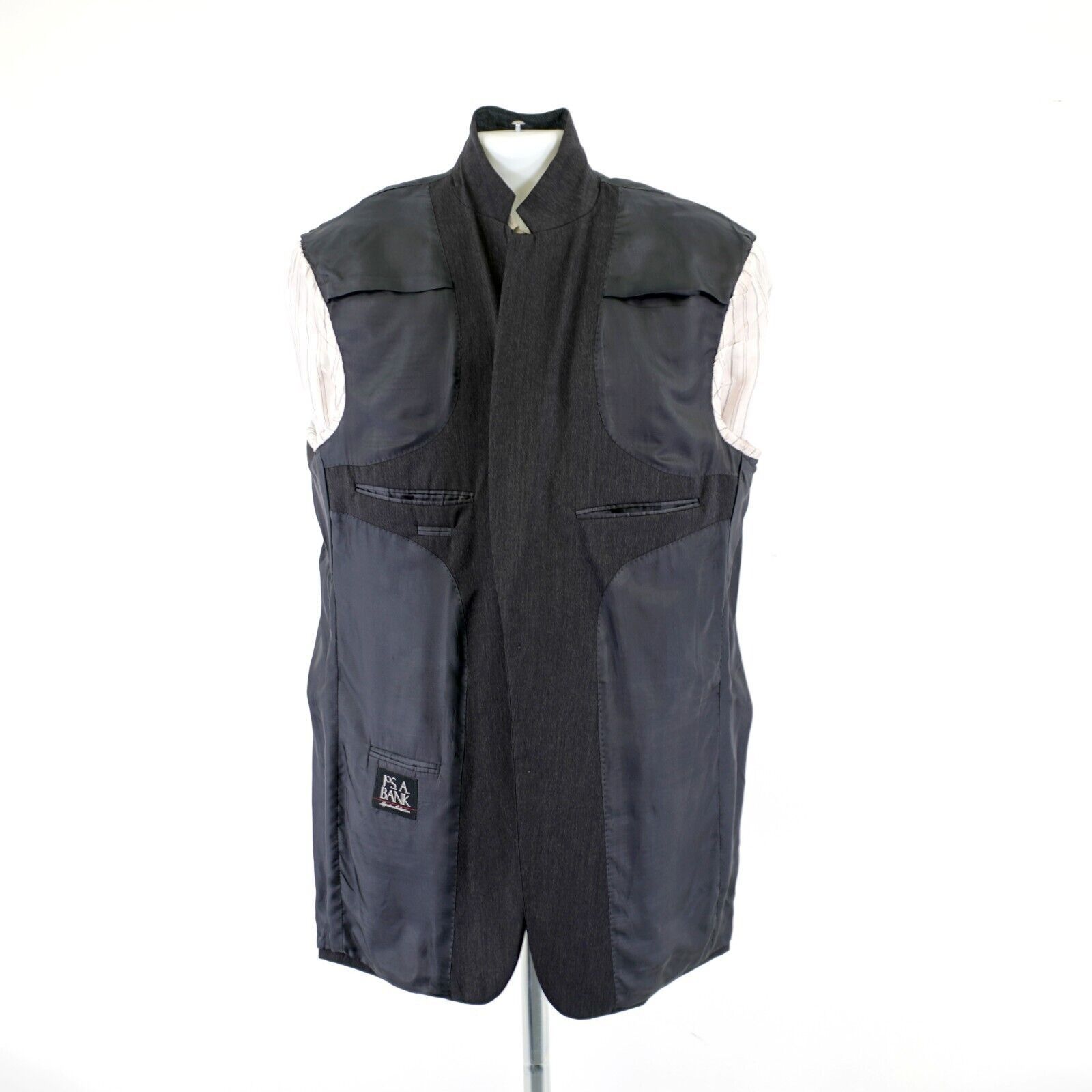 Jos. A. Bank Jos A Bank Signature 42L / Slim 44L Gray Wool Suit Jacket 2 Size 42L - 10 Thumbnail