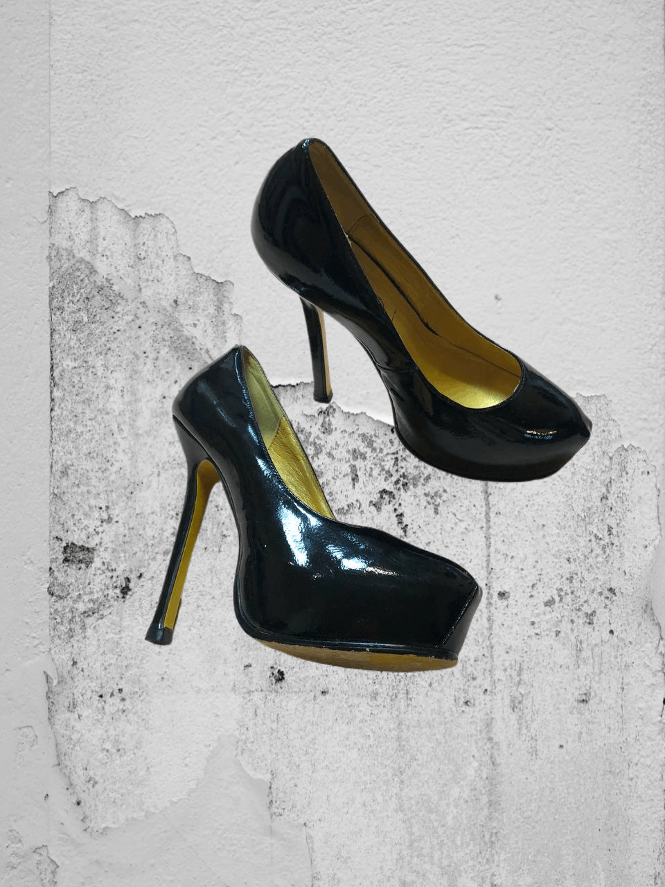 Yves Saint Laurent Vintage Y2K black Yves Saint Laurent heels Streetwear Size US 7 / IT 37 - 1 Thumbnail