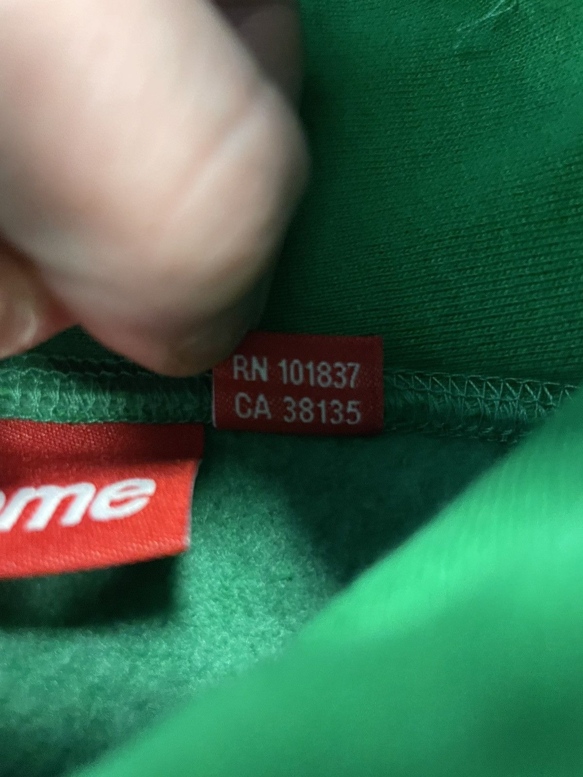 Supreme Supreme Box Logo Green Hoodie Size US S / EU 44-46 / 1 - 5 Thumbnail