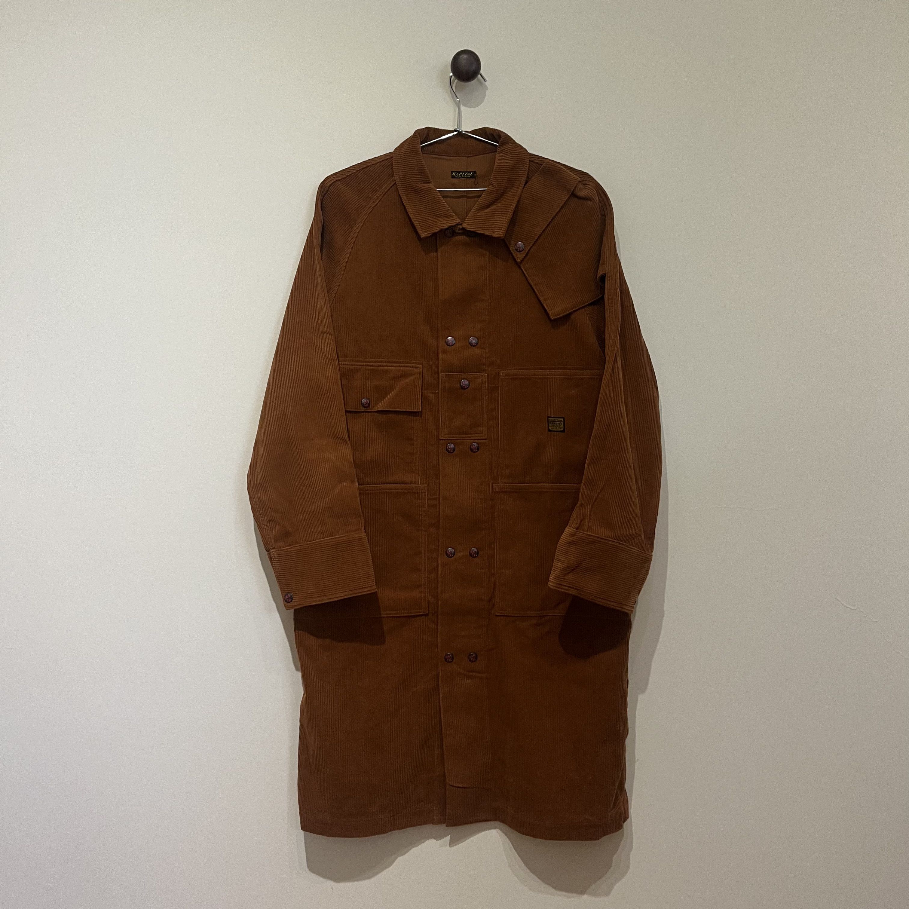 Kapital Kapital Corduroy Camel Coat Size US L / EU 52-54 / 3 - 1 Thumbnail