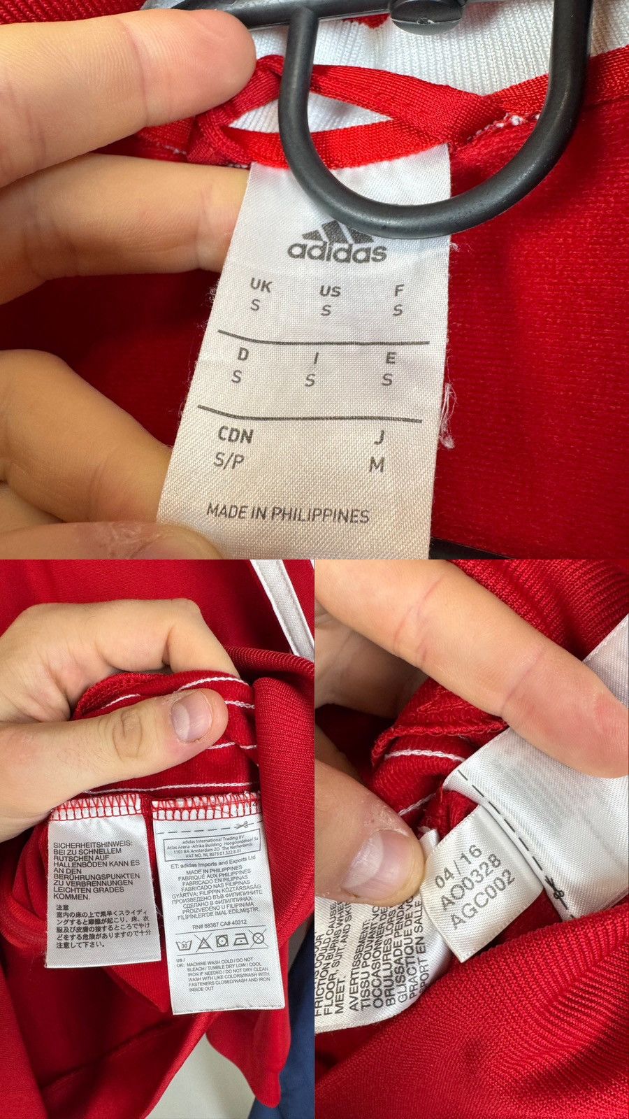 Other 2016 2017 Adidas Bayern Munich Track Jacket Size US S / EU 44-46 / 1 - 3 Thumbnail