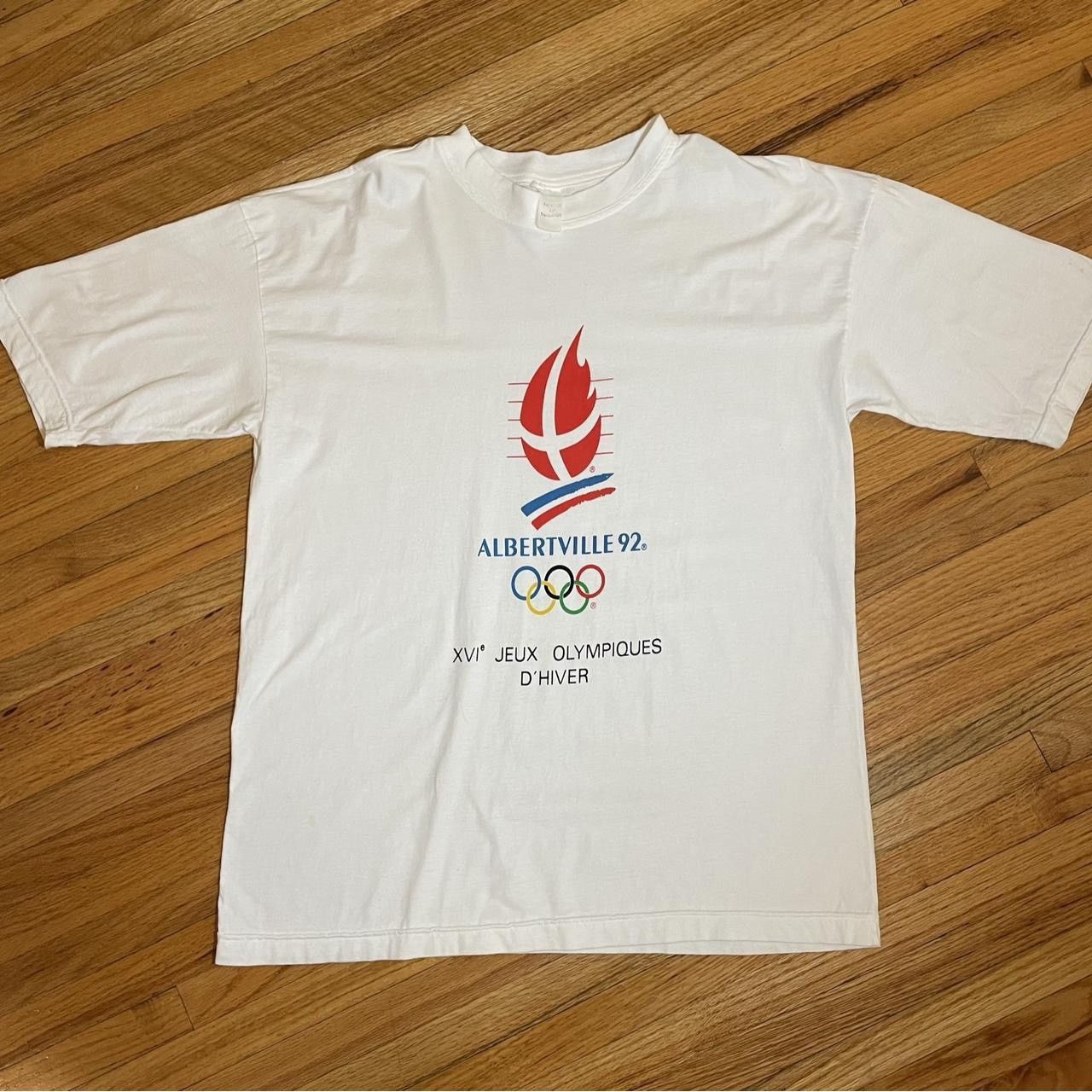 USA Olympics Vintage 1992 Winter Olympics France T-Shirt Size US L / EU 52-54 / 3 - 1 Thumbnail