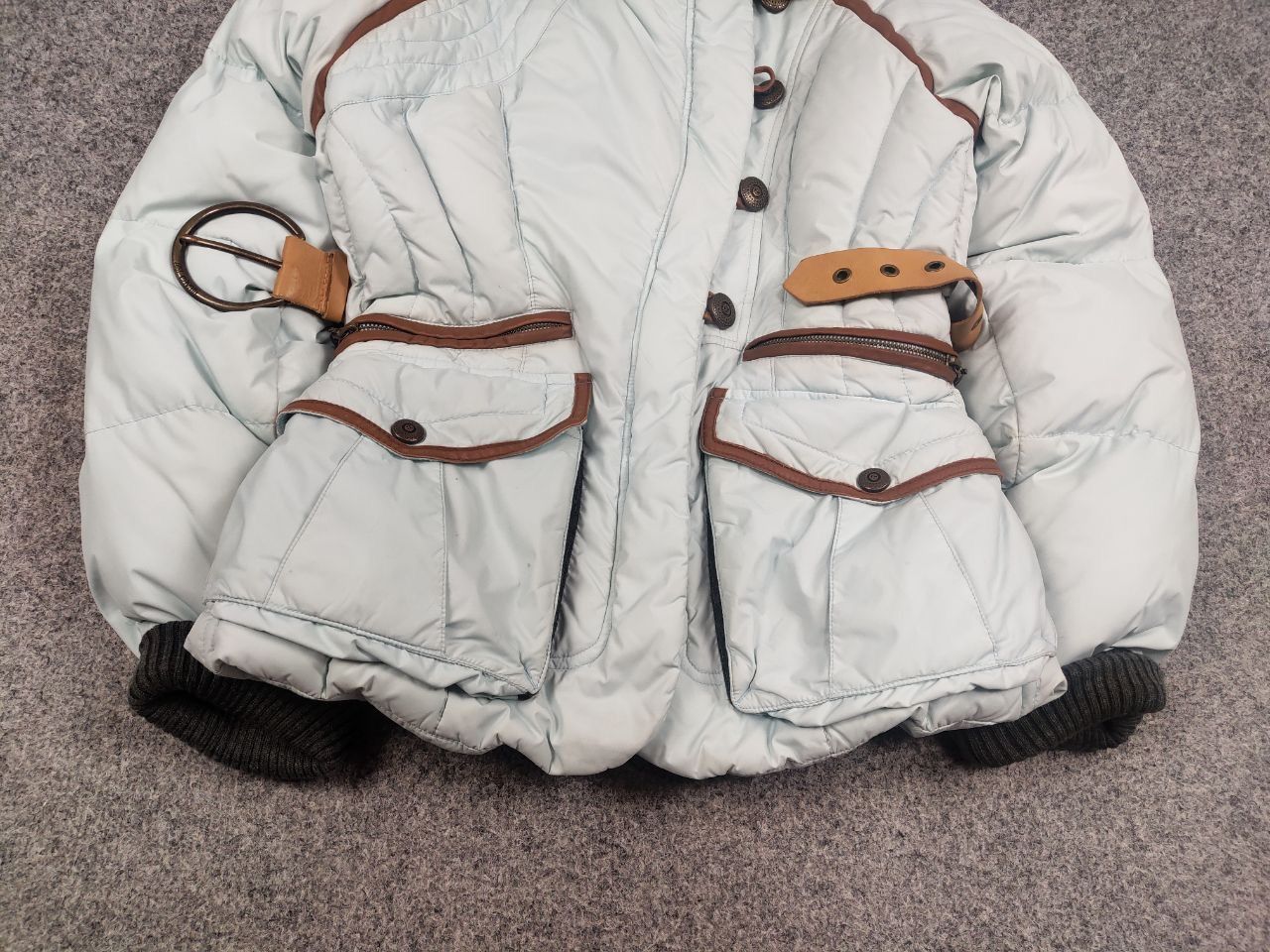Just Cavalli Roberto Just Cavalli Vtg 90's Asymmetric Zip Fur Down Jacket Size M / US 6-8 / IT 42-44 - 5 Thumbnail