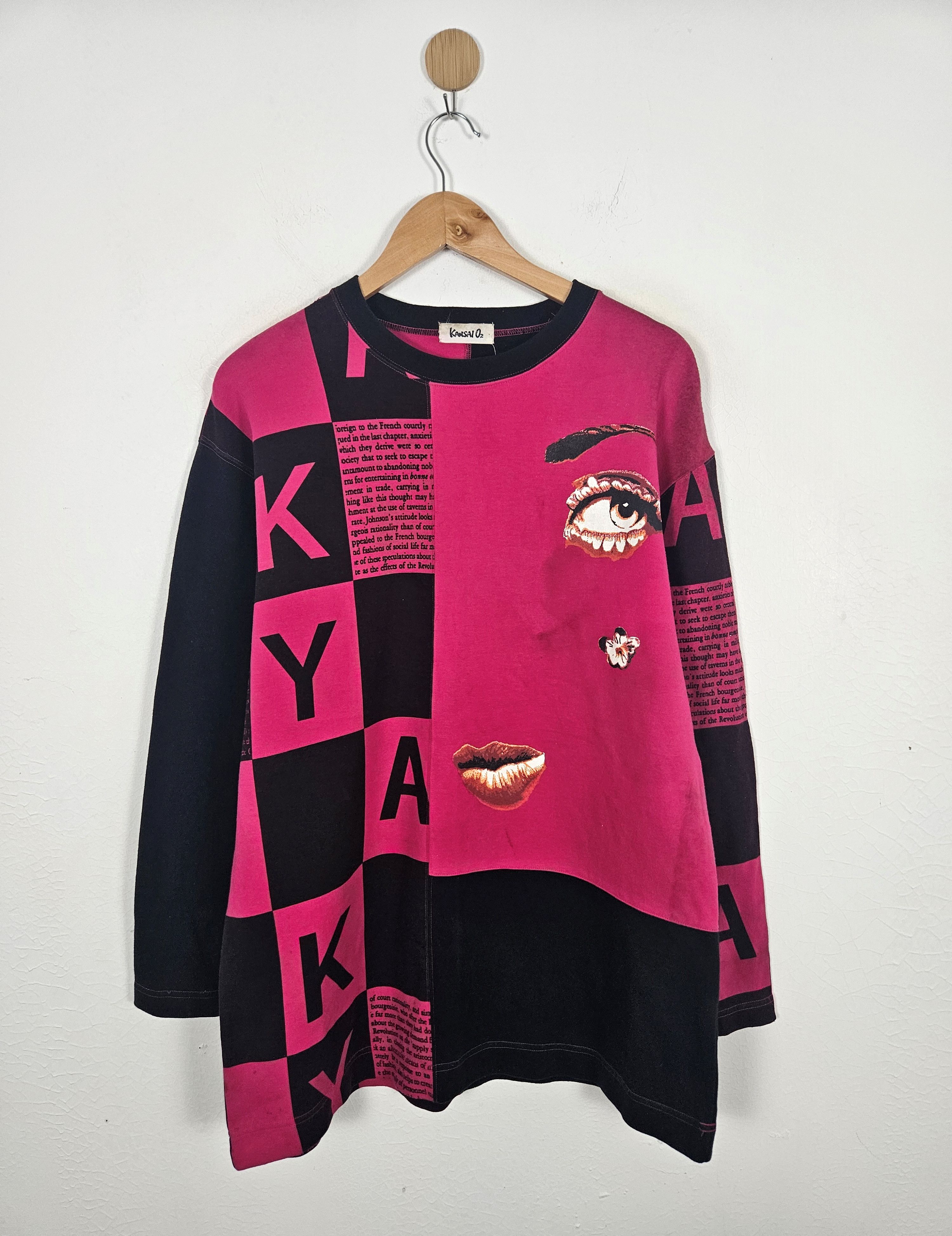 Kansai Yamamoto Kansai O2 pop art 90s sweatshirt Size US L / EU 52-54 / 3 - 1 Thumbnail