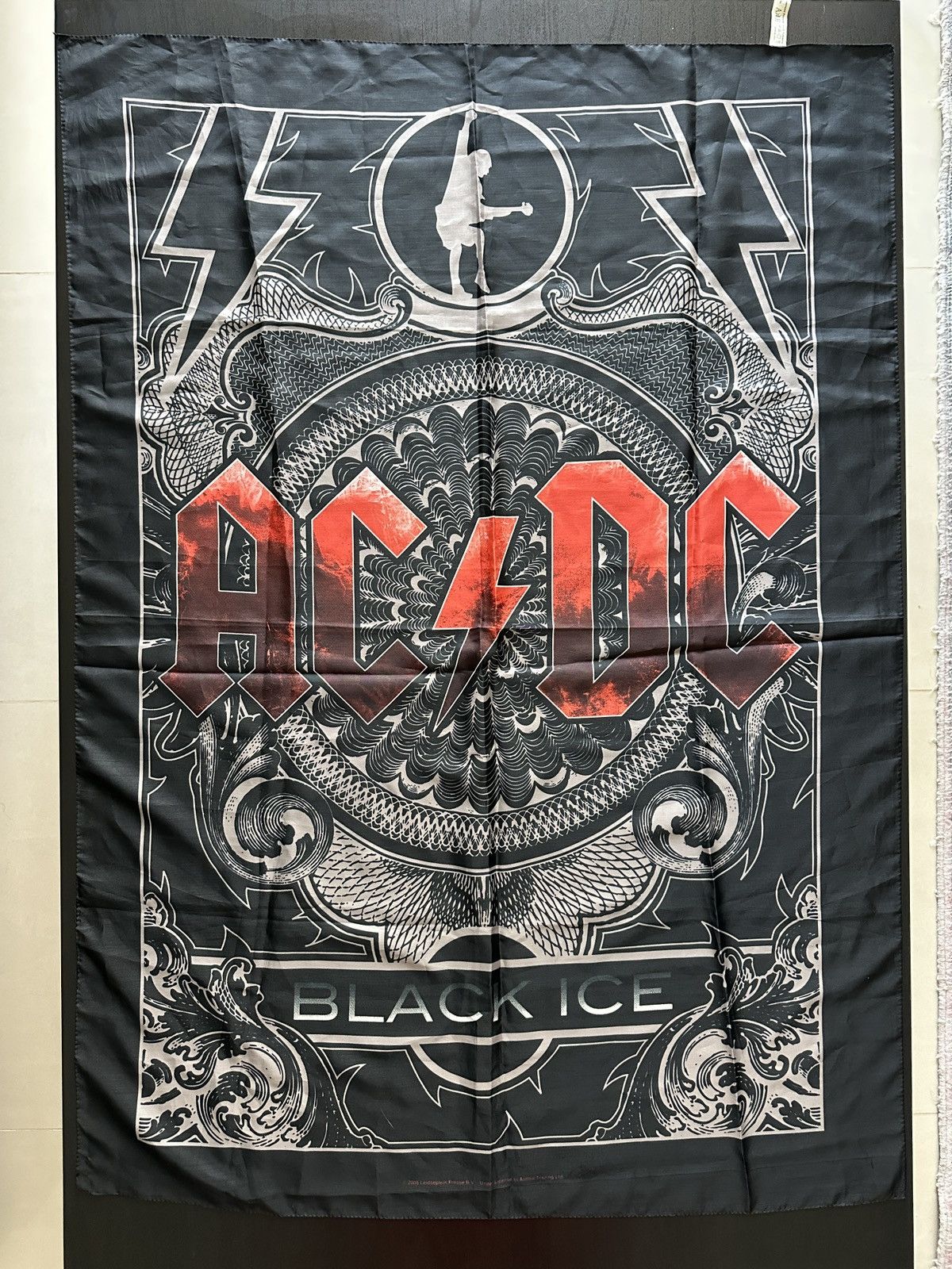 AC/DC AC/DC “Black Ice” Licensed Banner / Wall Flag (2008) Size ONE SIZE - 1 Thumbnail