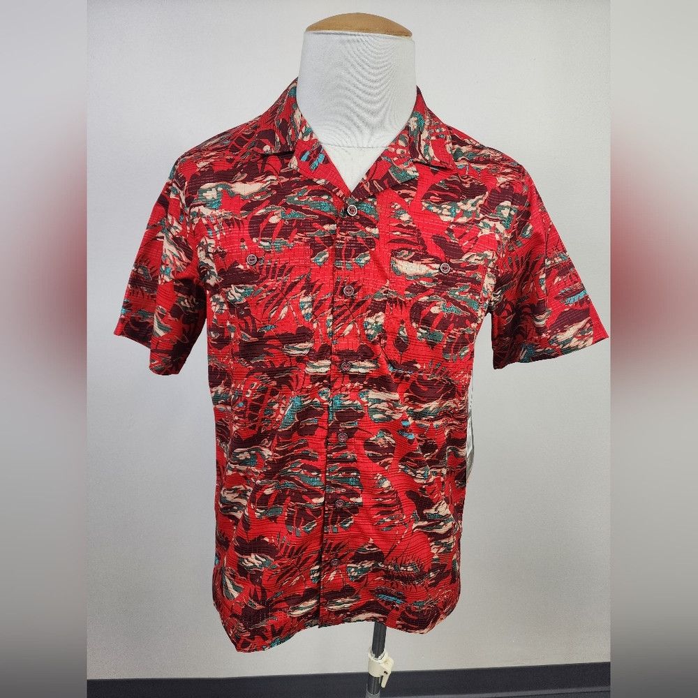 5.11 NWT 5.11 Cordovan Red Floral Vented 2 Pocket Shirt Size US S / EU 44-46 / 1 - 1 Thumbnail