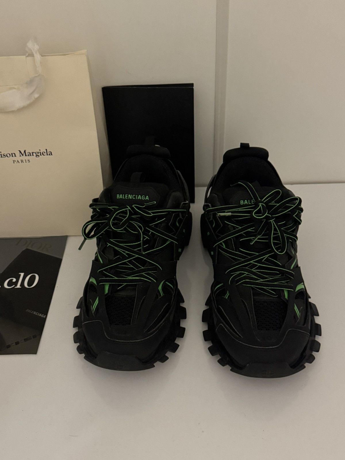 Balenciaga ⛔️Balenciaga track 1 black green 43 Size US 9 / EU 42 - 2 Thumbnail
