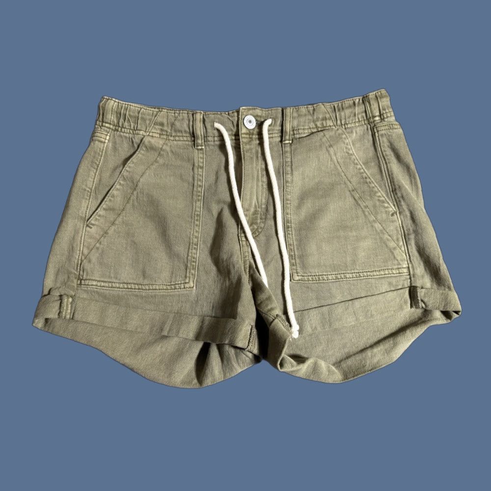 Vintage American Eagle Womens Cargo Shorts Olive Military Green NWT Sz 8 Size 30" / US 8 / IT 44 - 1 Thumbnail