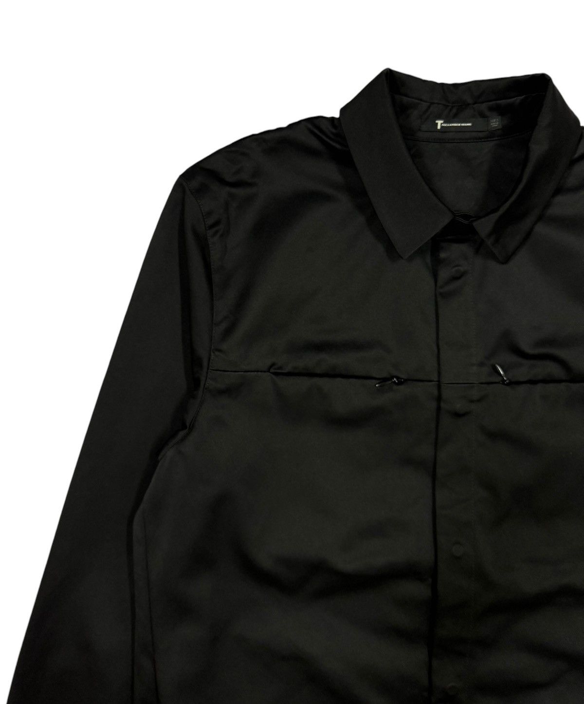 Alexander Wang Authentic🔥Alexander Wang Black Snap Shirt Jacket Size US S / EU 44-46 / 1 - 10 Thumbnail