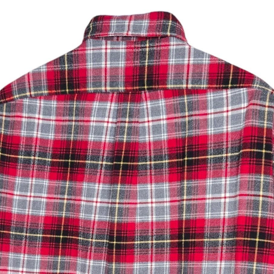 Lands' End Lands End Mens Plaid Shirt XL 17 17.5 Flannel Cotton Button Size US XL / EU 56 / 4 - 6 Thumbnail