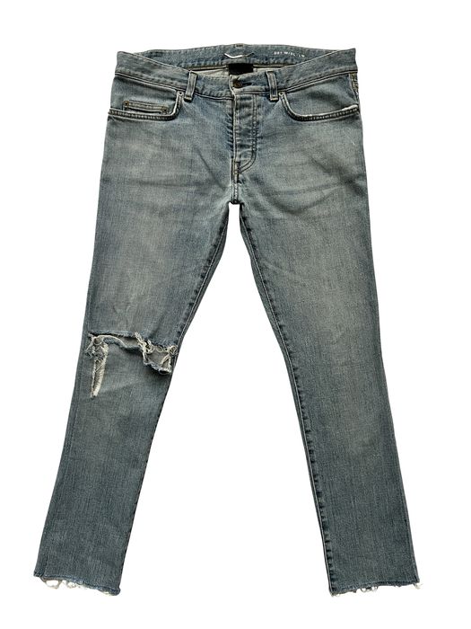 Saint laurent denim clearance sale