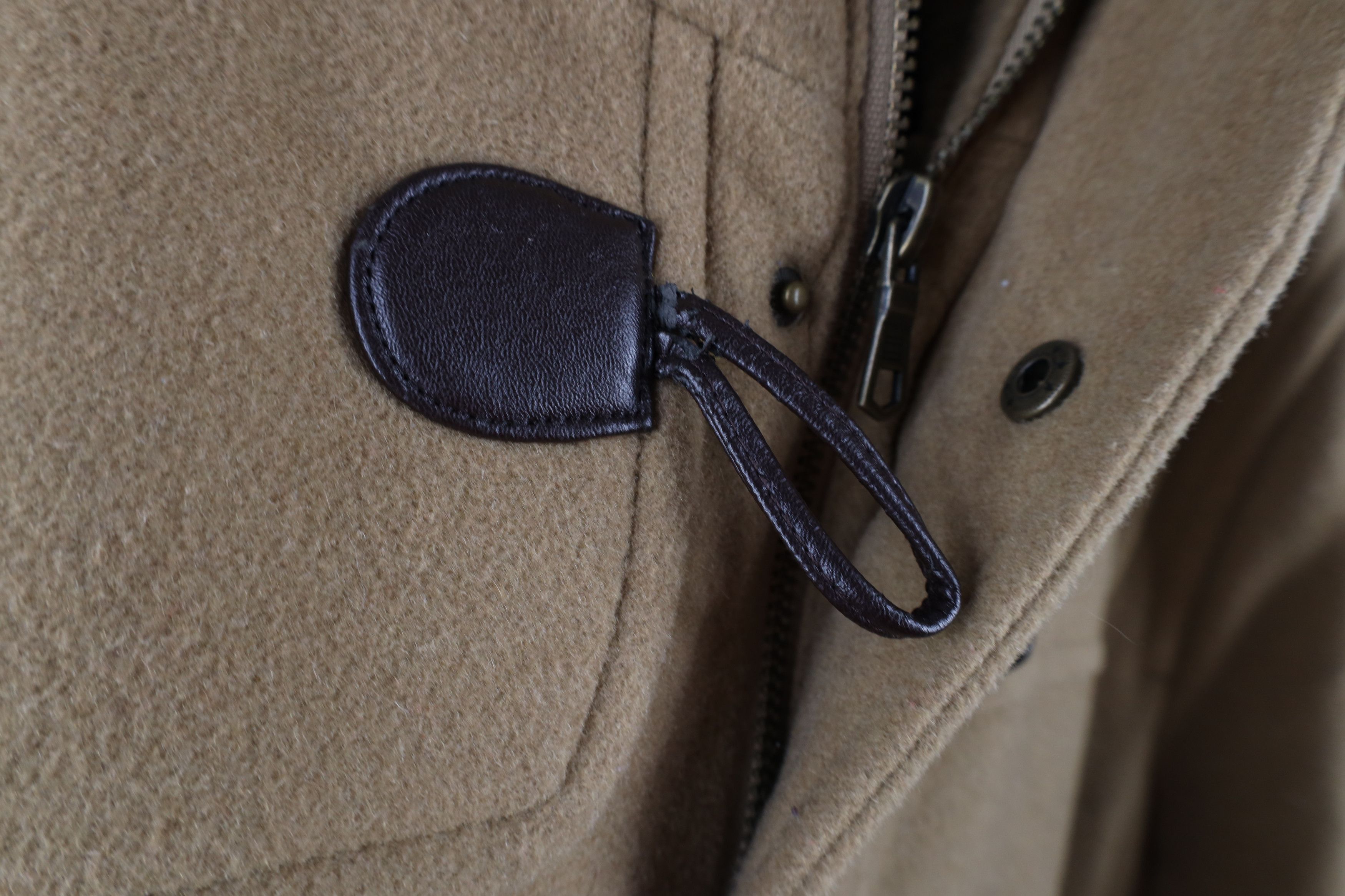 Tommy Hilfiger × Vintage Vintage Tommy Hilfiger Blend Toggle Button Hooded Jacket Size US L / EU 52-54 / 3 - 9 Thumbnail