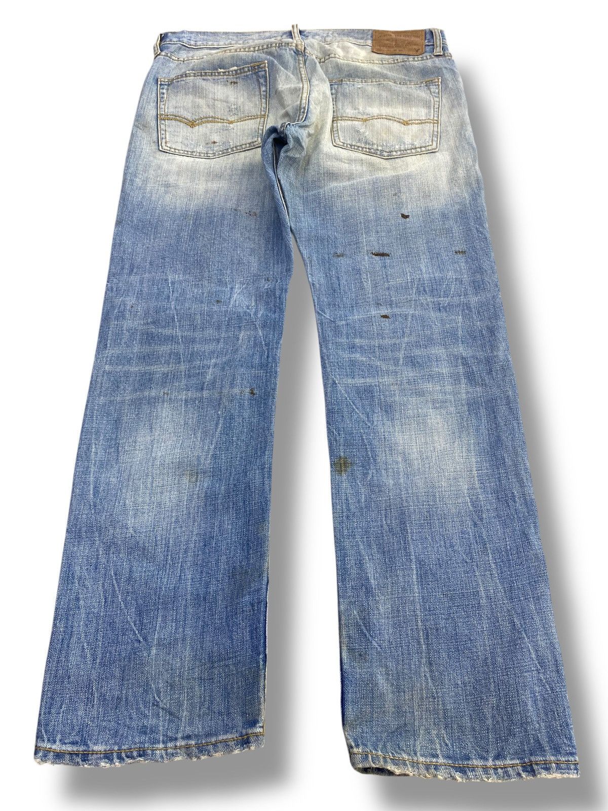 American Eagle Outfitters American Eagle Outfitters Ripped Patchwork Style Loose Jeans Size US 34 / EU 50 - 3 Thumbnail