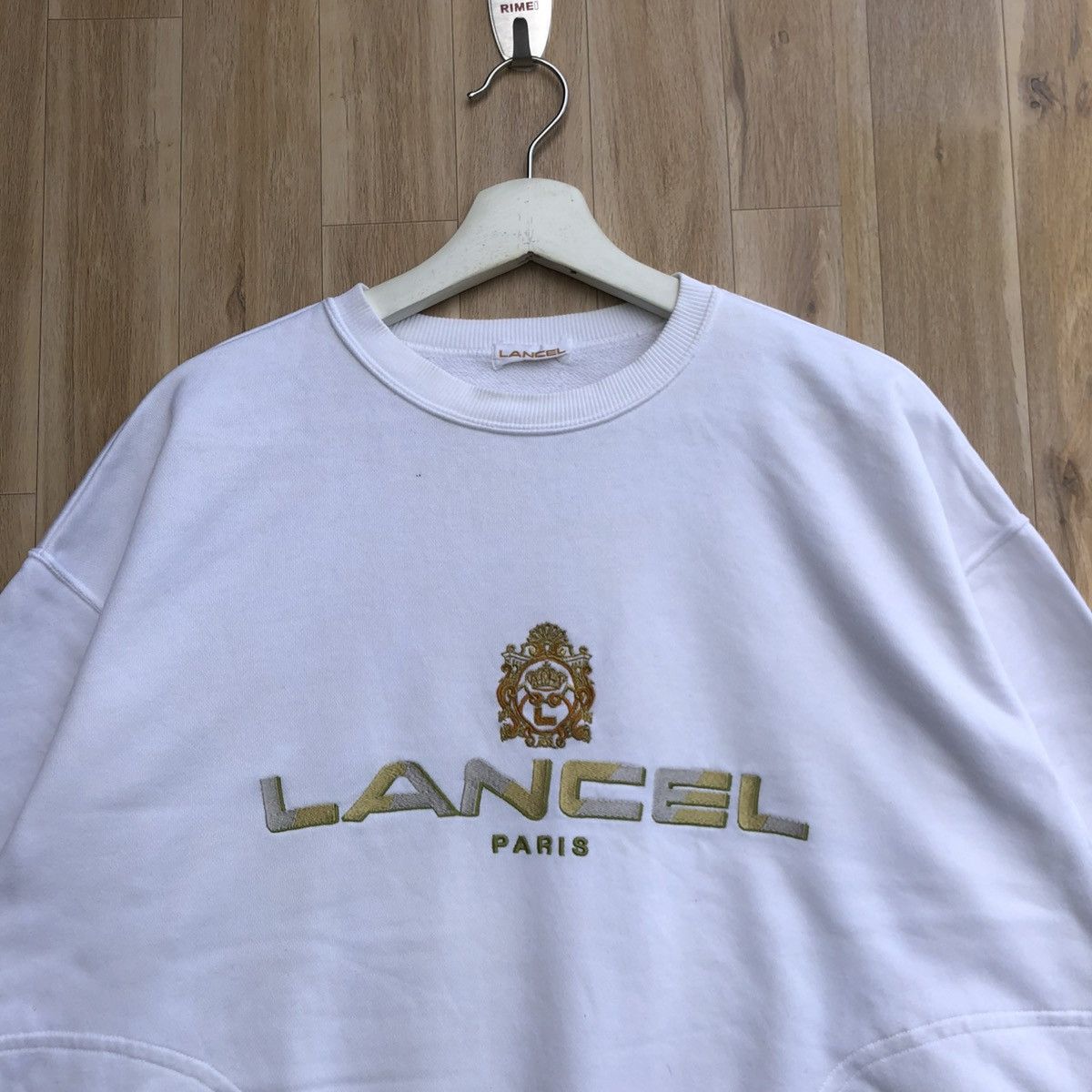 Lancel × Vintage Vintage Lancel Paris Pullover Sweatshirt Size L / US 10 / IT 46 - 3 Thumbnail