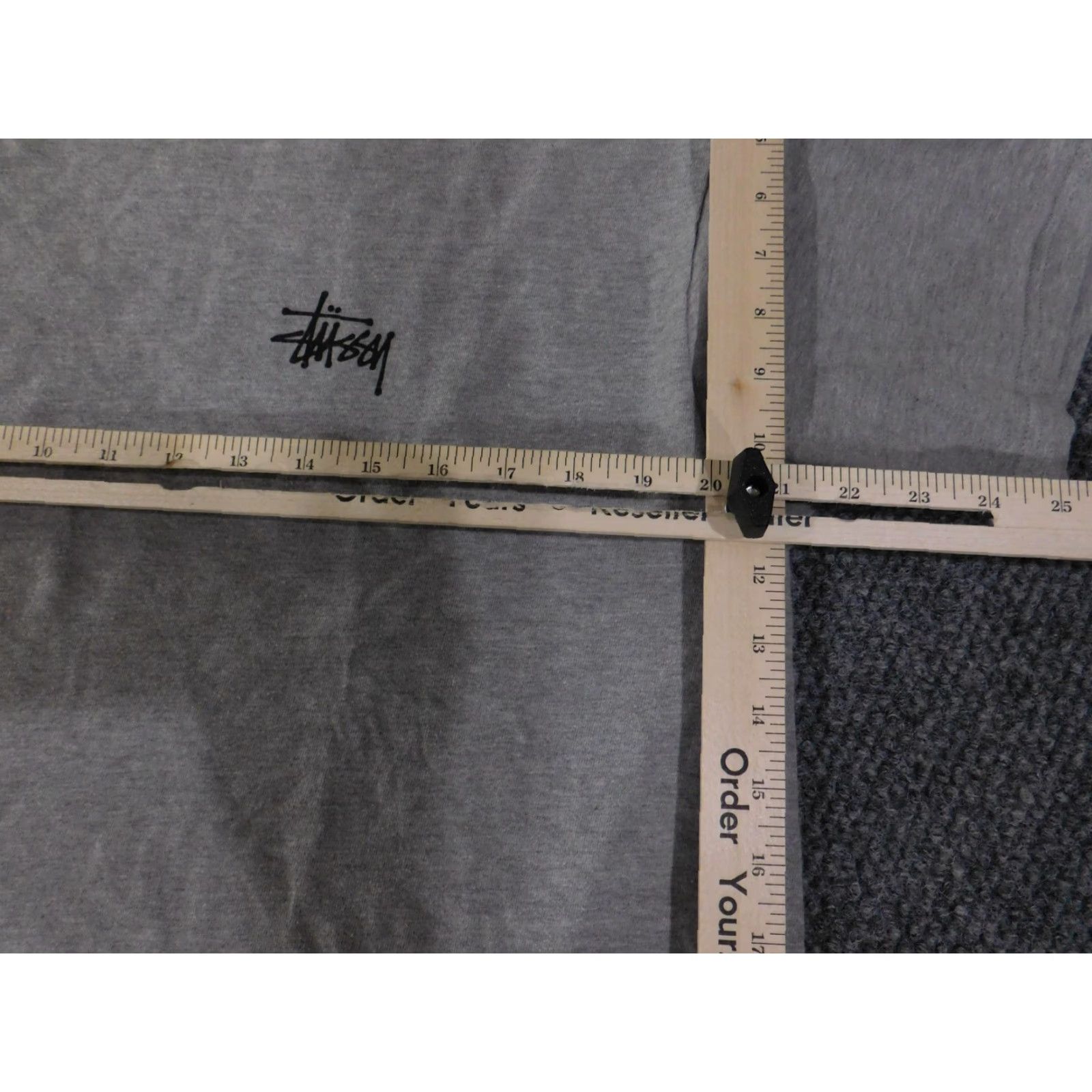 Etro Stussy Shirt Mens L Gray Streetwear Logo Tee Skate Surf Shirt Mens Large Gray Streetwear Logo Tee Skate Surf Size US L / EU 52-54 / 3 - 7 Thumbnail
