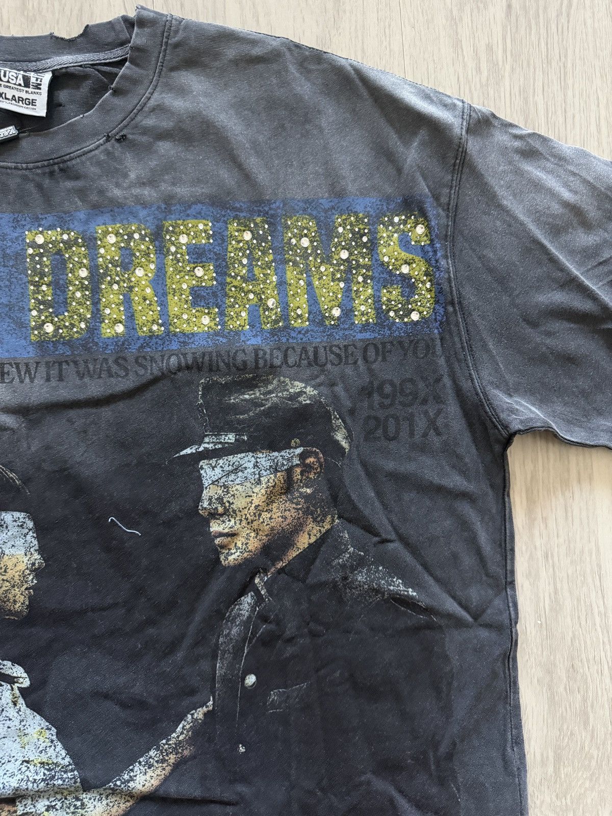 Vale Vale Forever Valley Black The Cross Taiping Ship Bling Tee Size US XL / EU 56 / 4 - 7 Thumbnail