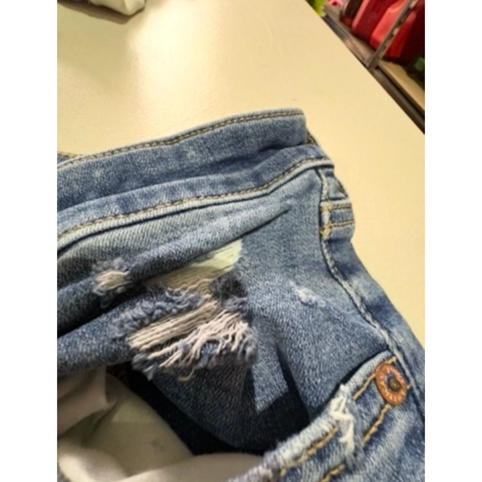 American Eagle Outfitters American Eagle Women’s Size 18 Short Stretch Flare Jeans Size 40" / US 18 - 9 Thumbnail