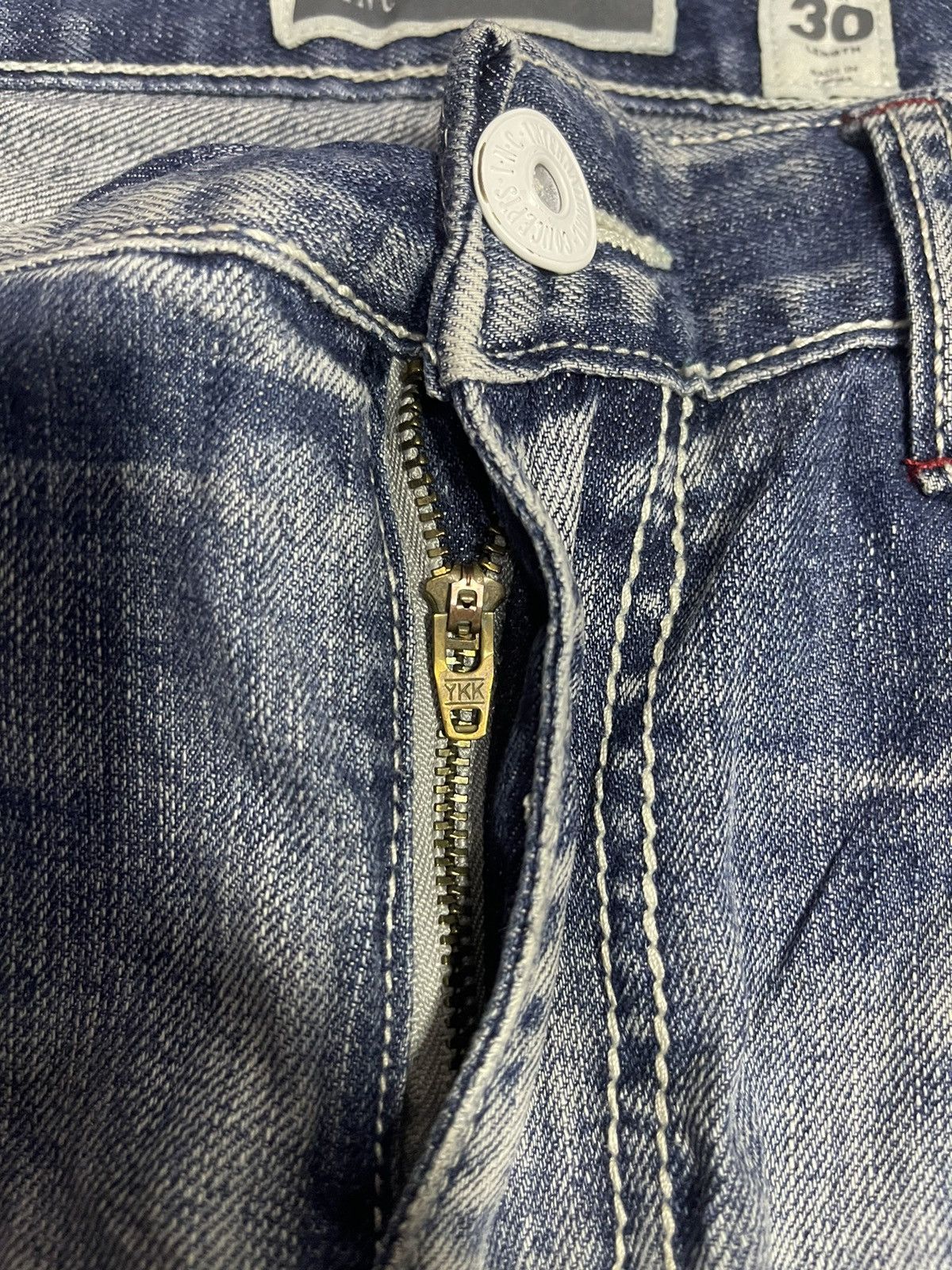 Japanese Brand INC Distressed Jeans (14) Size US 34 / EU 50 - 9 Thumbnail