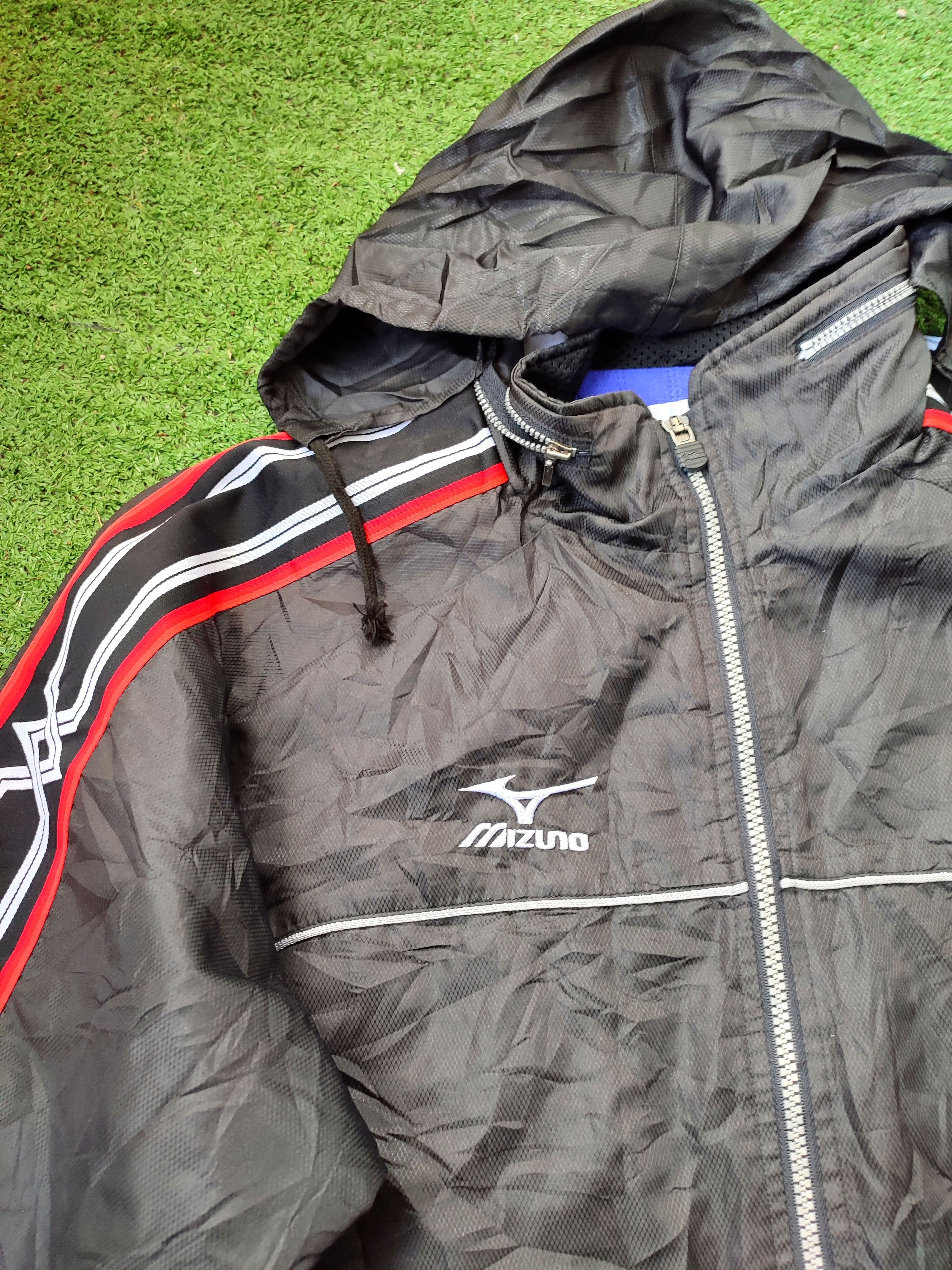 Mizuno 💥90s💥 Mizuno Embroidery Logo Windbreaker Size US L / EU 52-54 / 3 - 7 Thumbnail