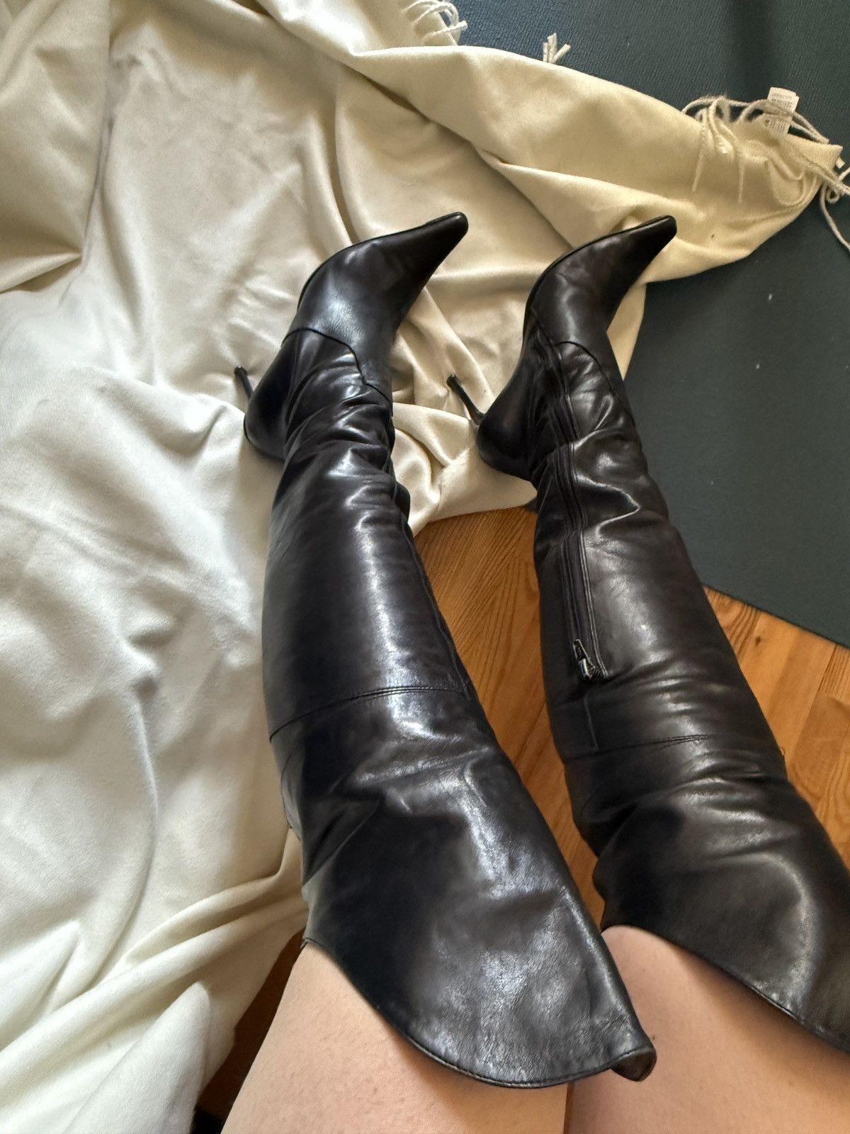 Bronx and Banco Bronx leather heels 38 eu Size US 7 / IT 37 - 2 Thumbnail