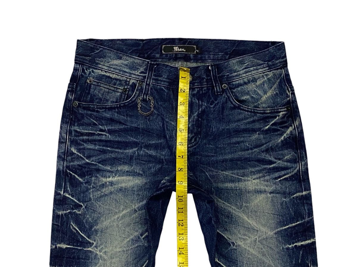 Hysteric Glamour Japanese Brand “MIDAS” Low Rise Glitter Splash BootCut Jeans Size US 30 / EU 46 - 18 Thumbnail