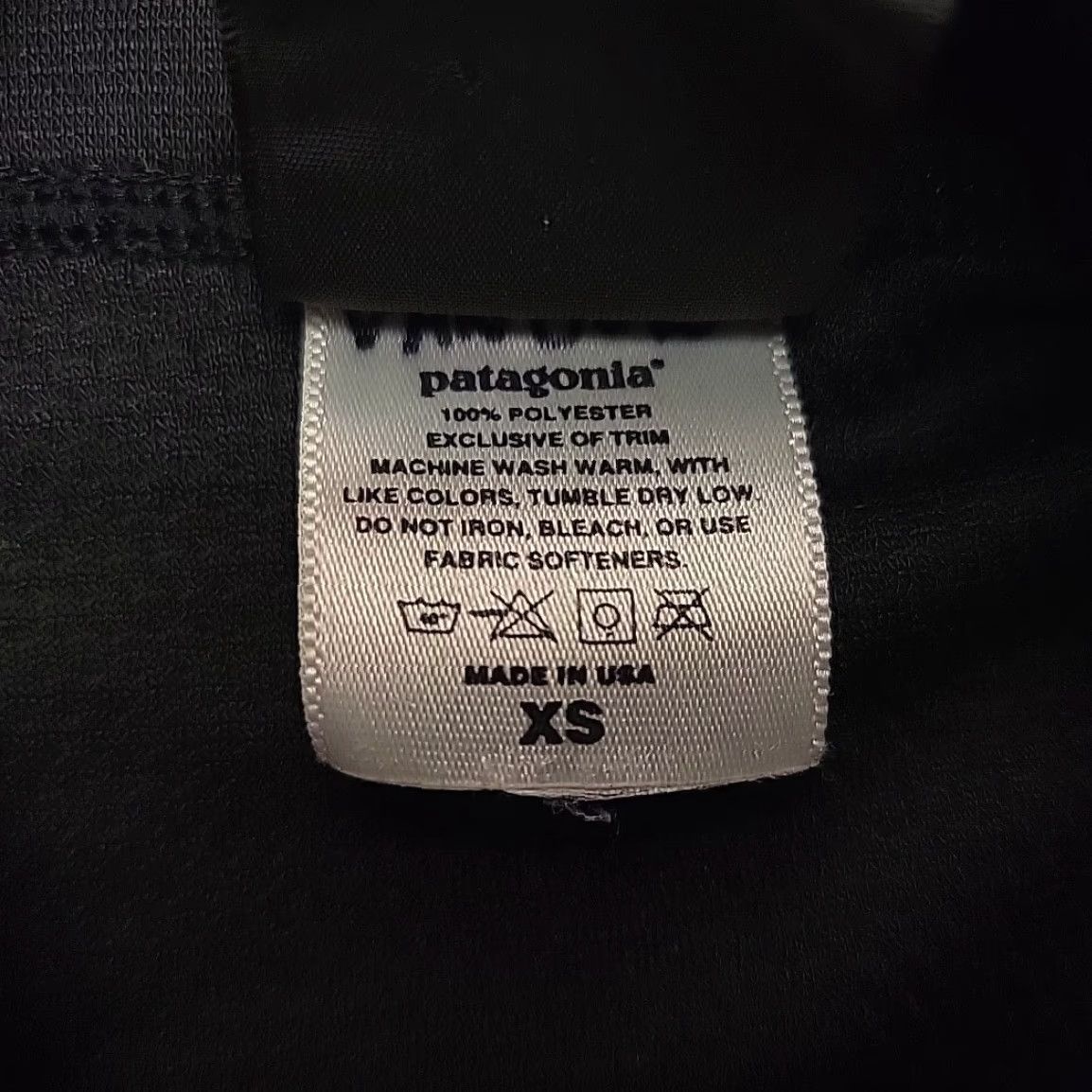 Patagonia VINTAGE Patagonia Capilene Sweater Women XS Black 1/4 Zip Outdoors Made in USA Gorp Size XS / US 0-2 / IT 36-38 - 5 Thumbnail