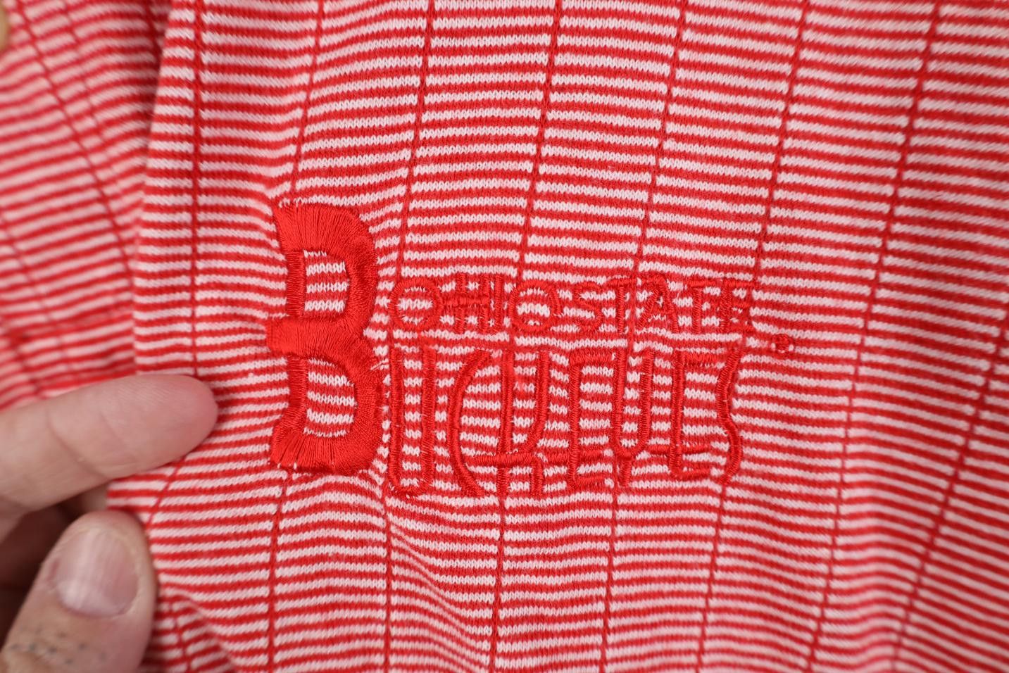 Vintage Vintage 90s Ohio State University Collared Polo Shirt Size US L / EU 52-54 / 3 - 4 Thumbnail