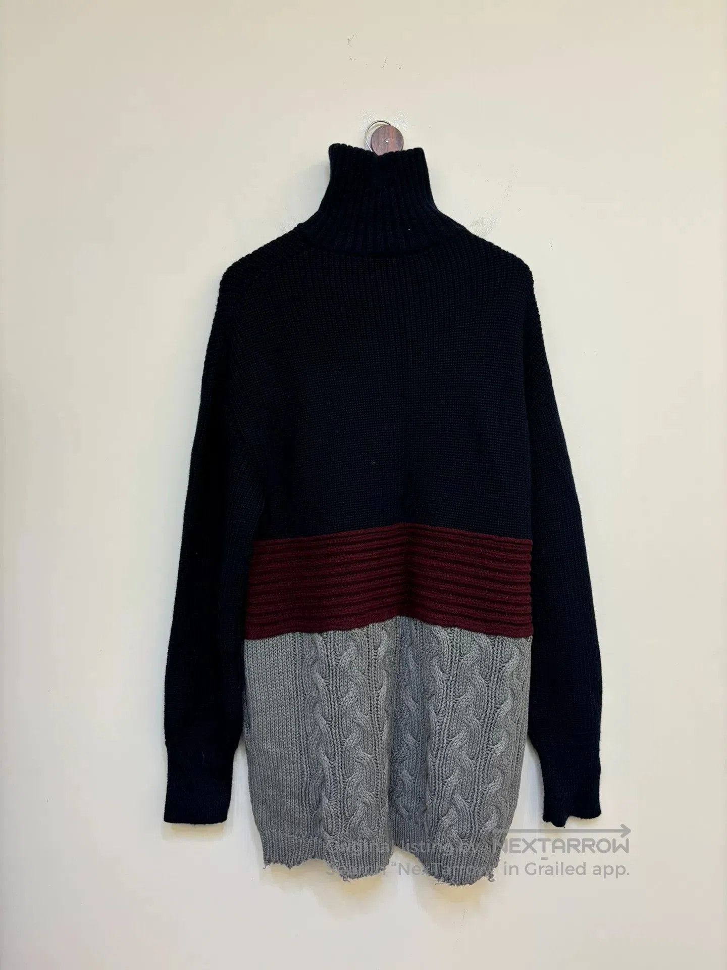 Balenciaga Balenciaga Oversized Spliced Sweater. Size US S / EU 44-46 / 1 - 9 Thumbnail