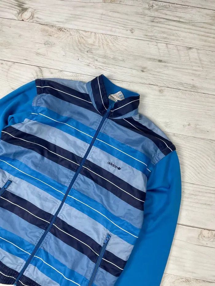 Adidas Vintage Adidas Bomber Track Jacket 90s Made In West Germany Size US M / EU 48-50 / 2 - 2 Thumbnail