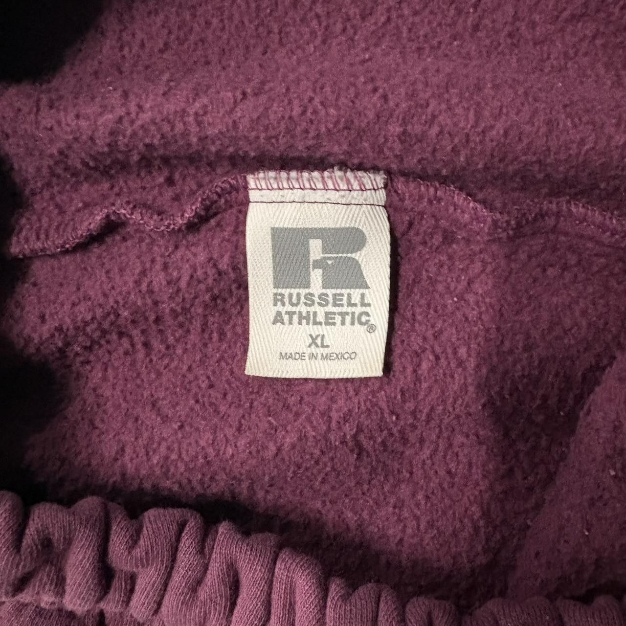 Russell Athletic Crazy Vintage Y2K/2000s Baggy Russell Athletic red Burgundy Loungewear Sweatpants! Size US 34 / EU 50 - 7 Thumbnail
