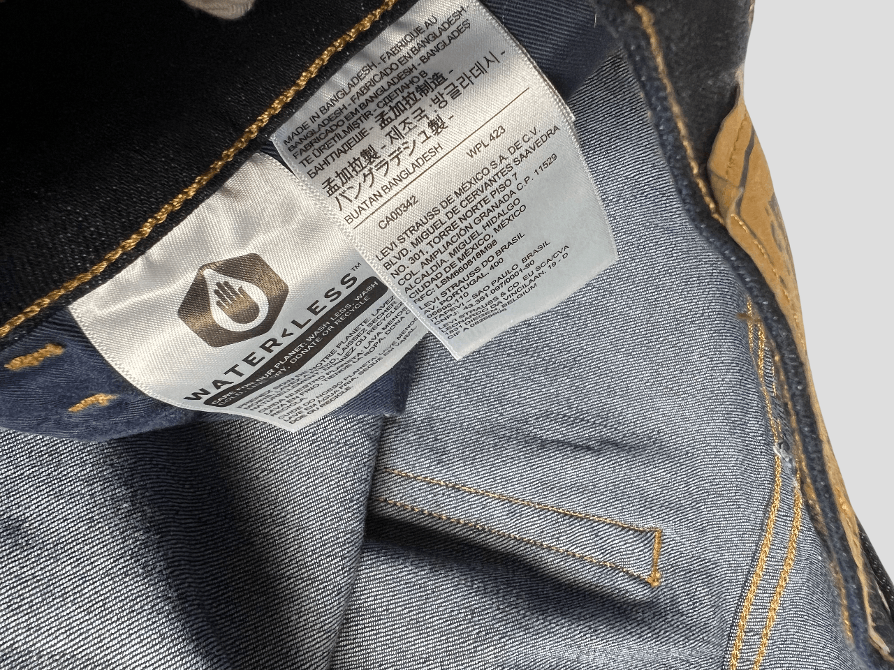 Levi's Levis 511 W42 L32 Jeans Raw Denim Size US 42 / EU 58 - 5 Thumbnail