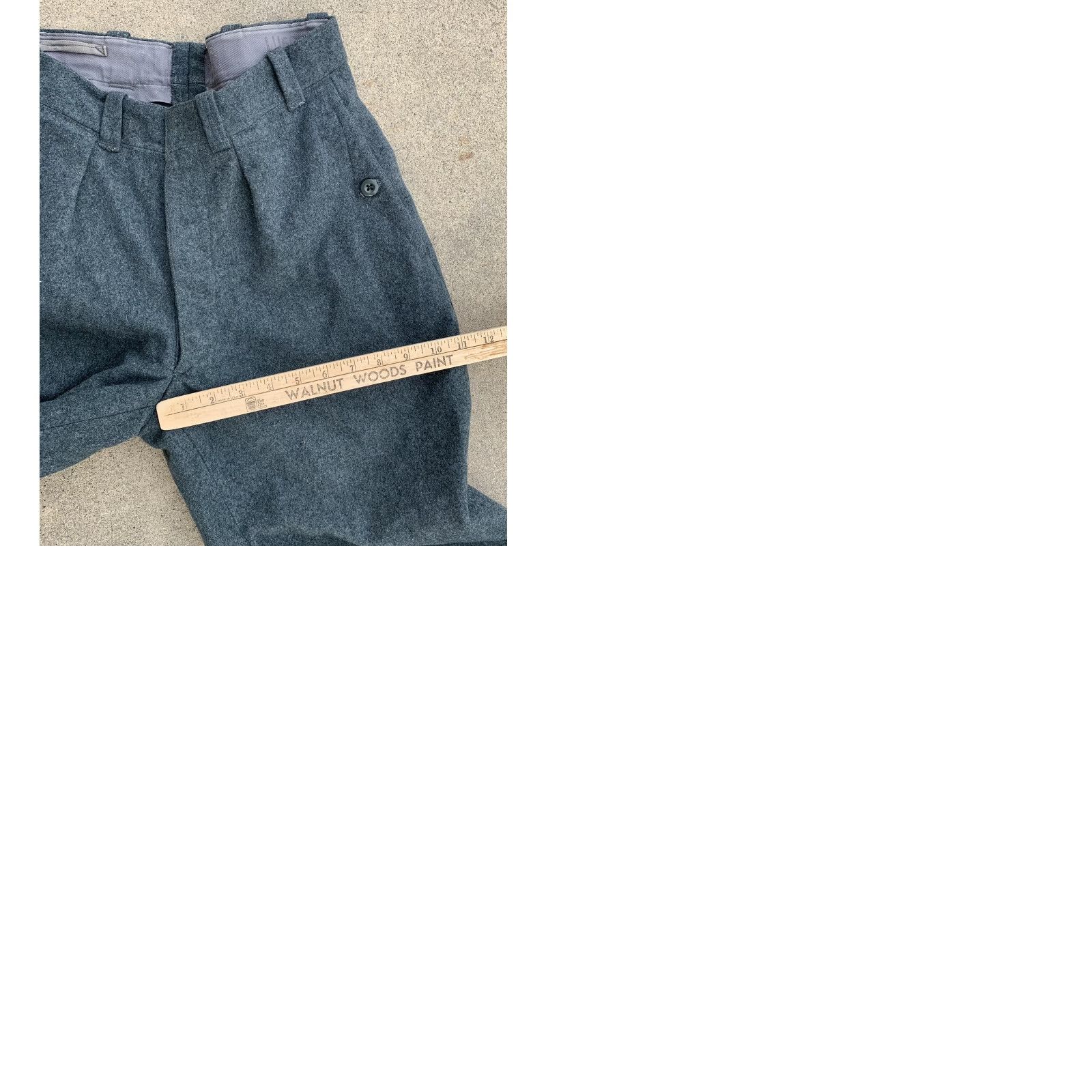 Vintage VINTAGE wool military pants button fly LU69 EX 40 70 (waist 30”) | Military | Pants | Adult | 30 | 100% Wool | Casual | Regular | United States | Mens Size US 30 / EU 46 - 9 Thumbnail