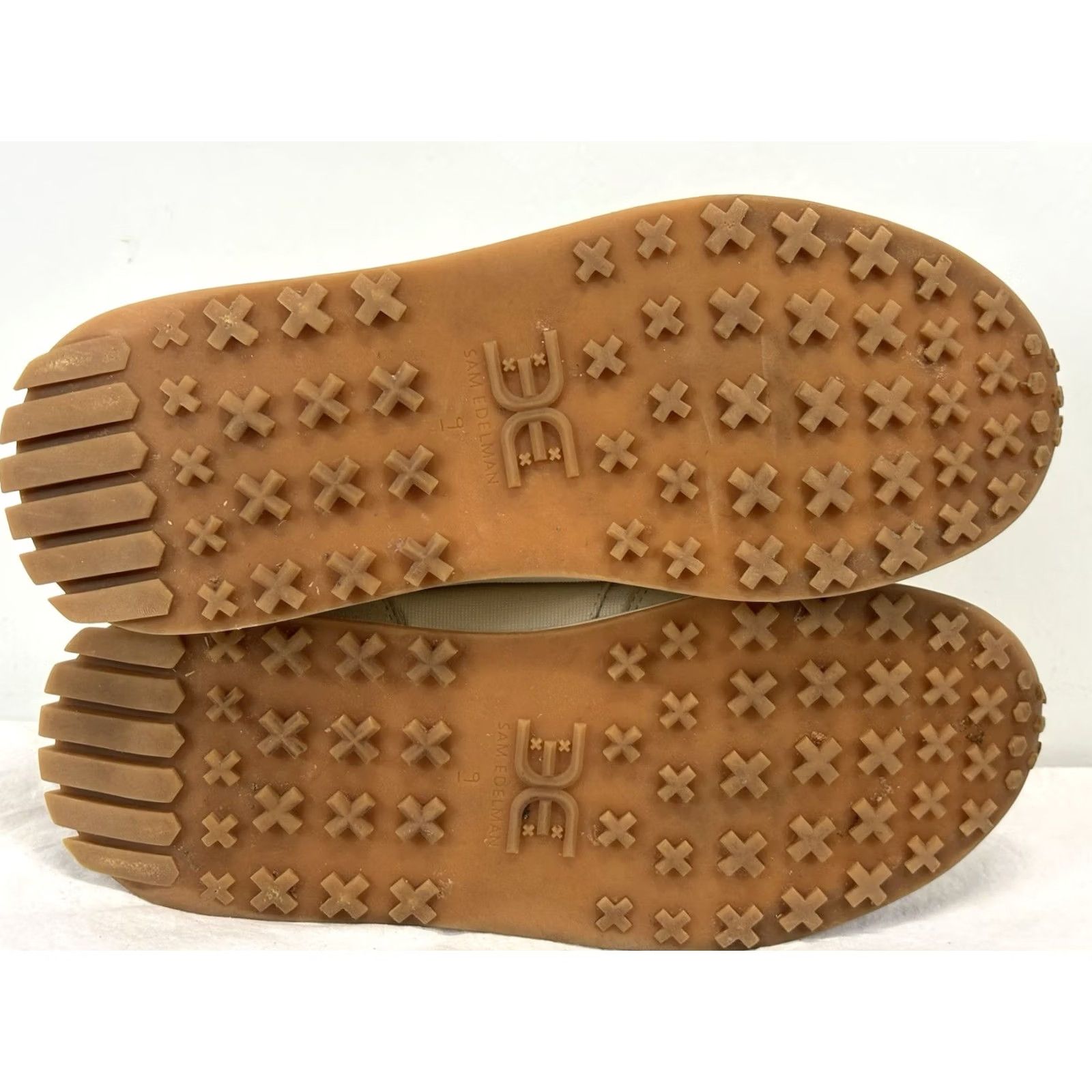 Sam Edelman Sam Edelman Langley Sneaker Beige Womens US 9 EU 40 Leather/Textile Lace Up Athletic Shoes Size US 9 / IT 39 - 5 Thumbnail