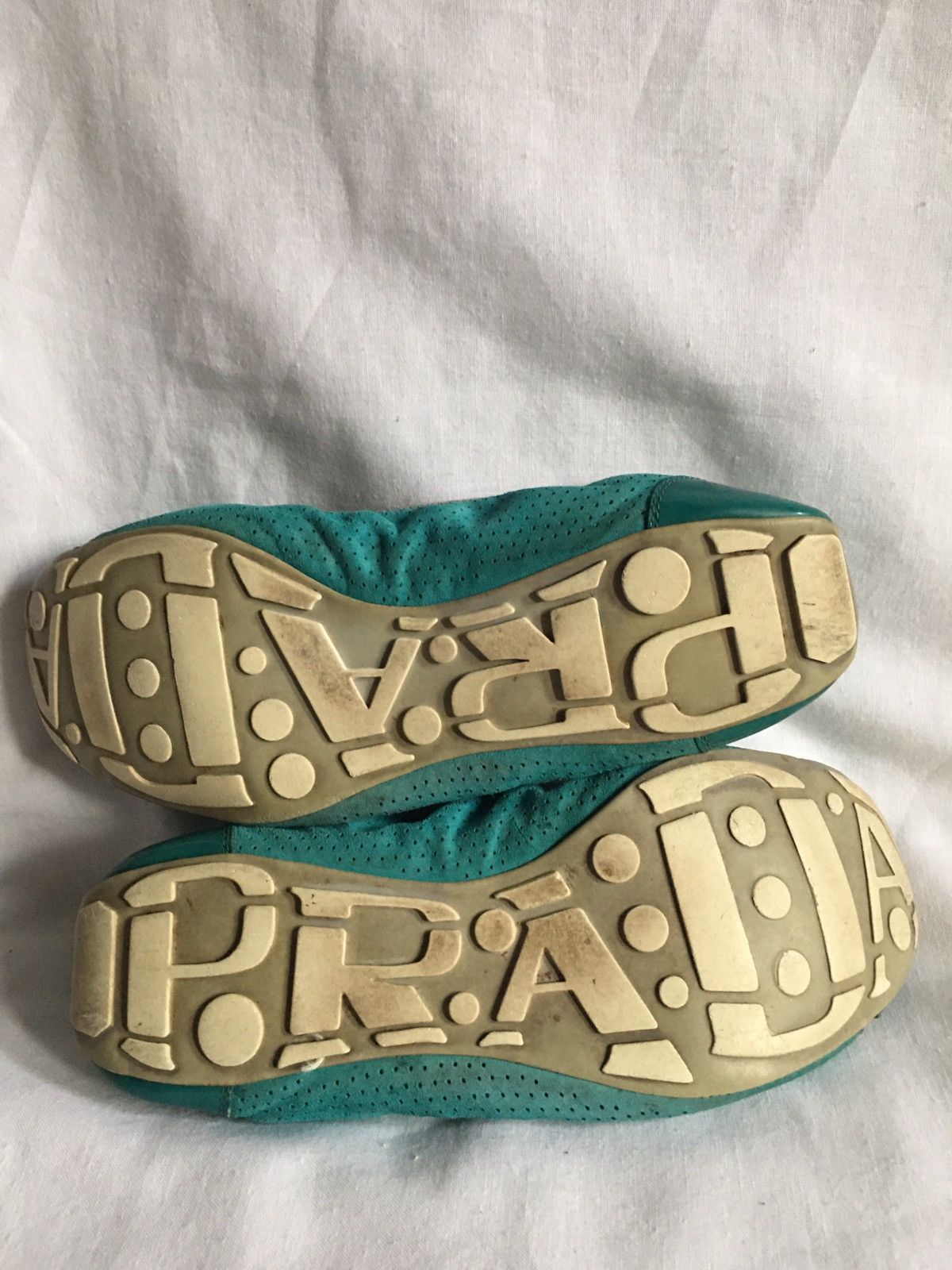 Prada PRADA Nappa Patent Perforated Ballet Flats Size EU 38.5 Size US 8.5 / IT 38.5 - 10 Thumbnail