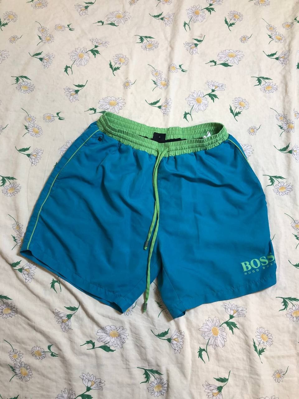 Hugo Boss Men HUGO BOSS Shorts Swimming Beach Summer Blue S Size US 30 / EU 46 - 1 Thumbnail