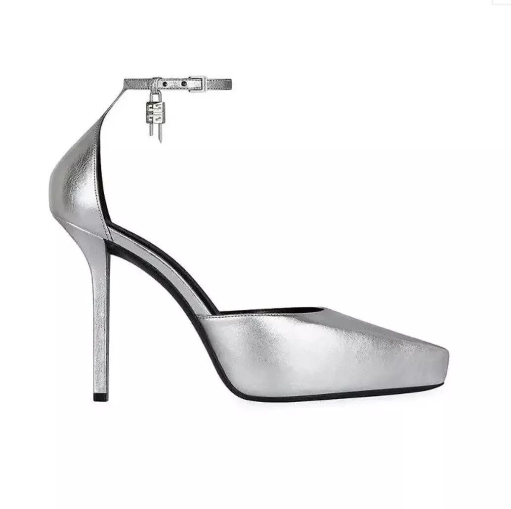 Givenchy o1loc1c0724 G-Lock Pumps in Silver Size US 10 / IT 40 - 1 Thumbnail