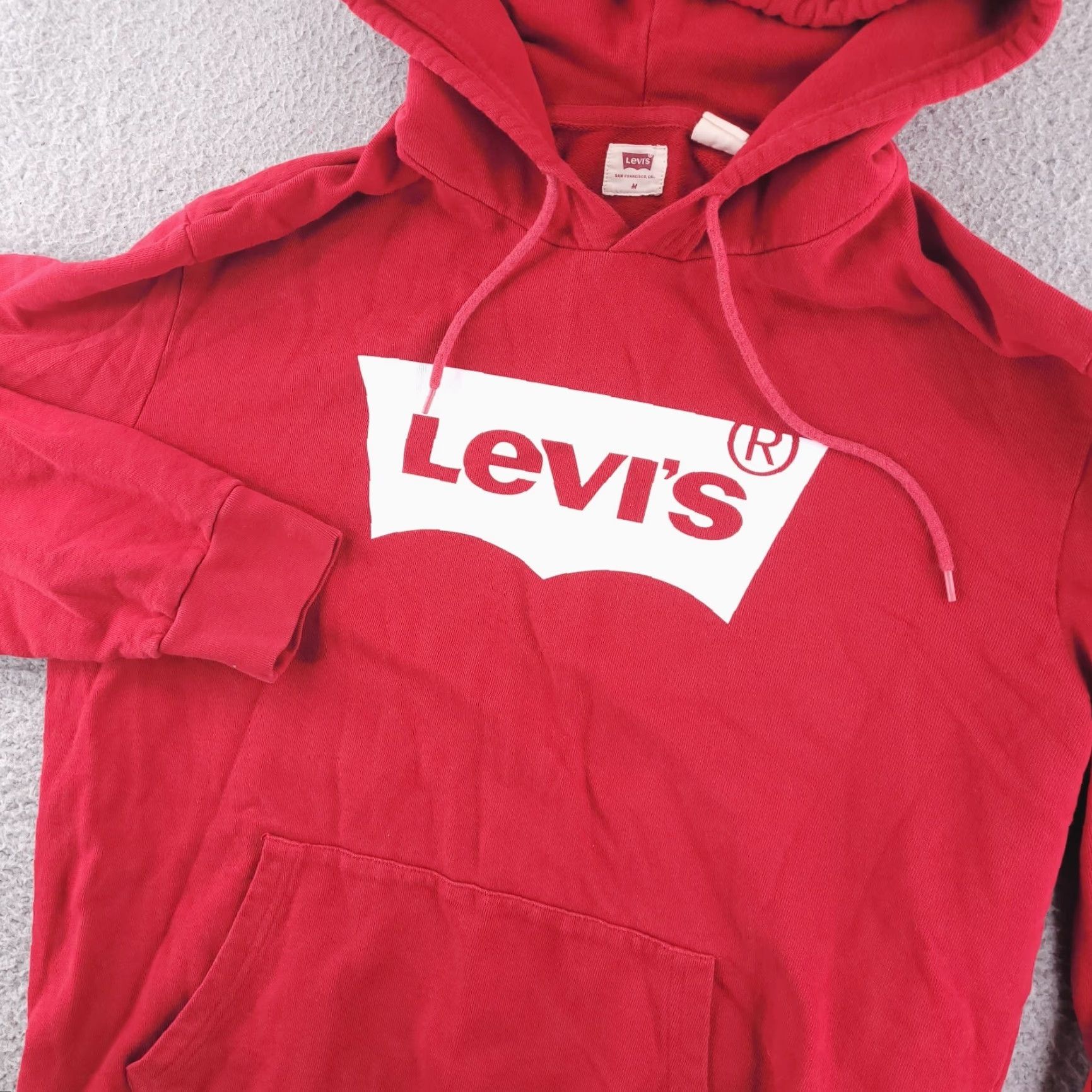 Levi's Levi's Hoodie Mens M Red Pullover Sweatshirt Shirt Womens? Size US M / EU 48-50 / 2 - 2 Thumbnail