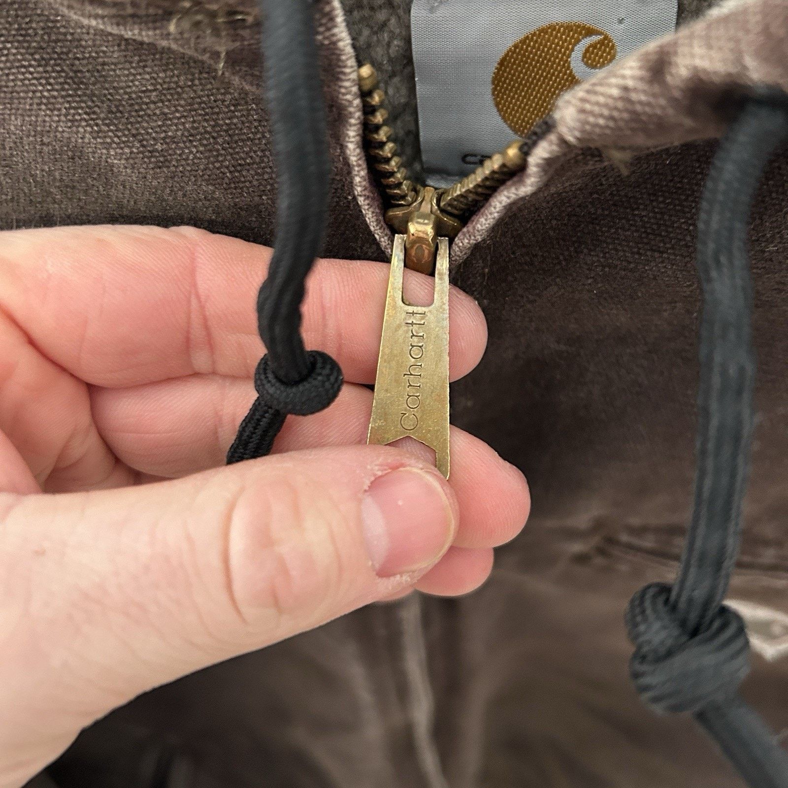 Carhartt Y2K Carhartt Sherpa-Lined Hooded Detroit Jacket “Dark Brown” Size US XL / EU 56 / 4 - 15 Thumbnail