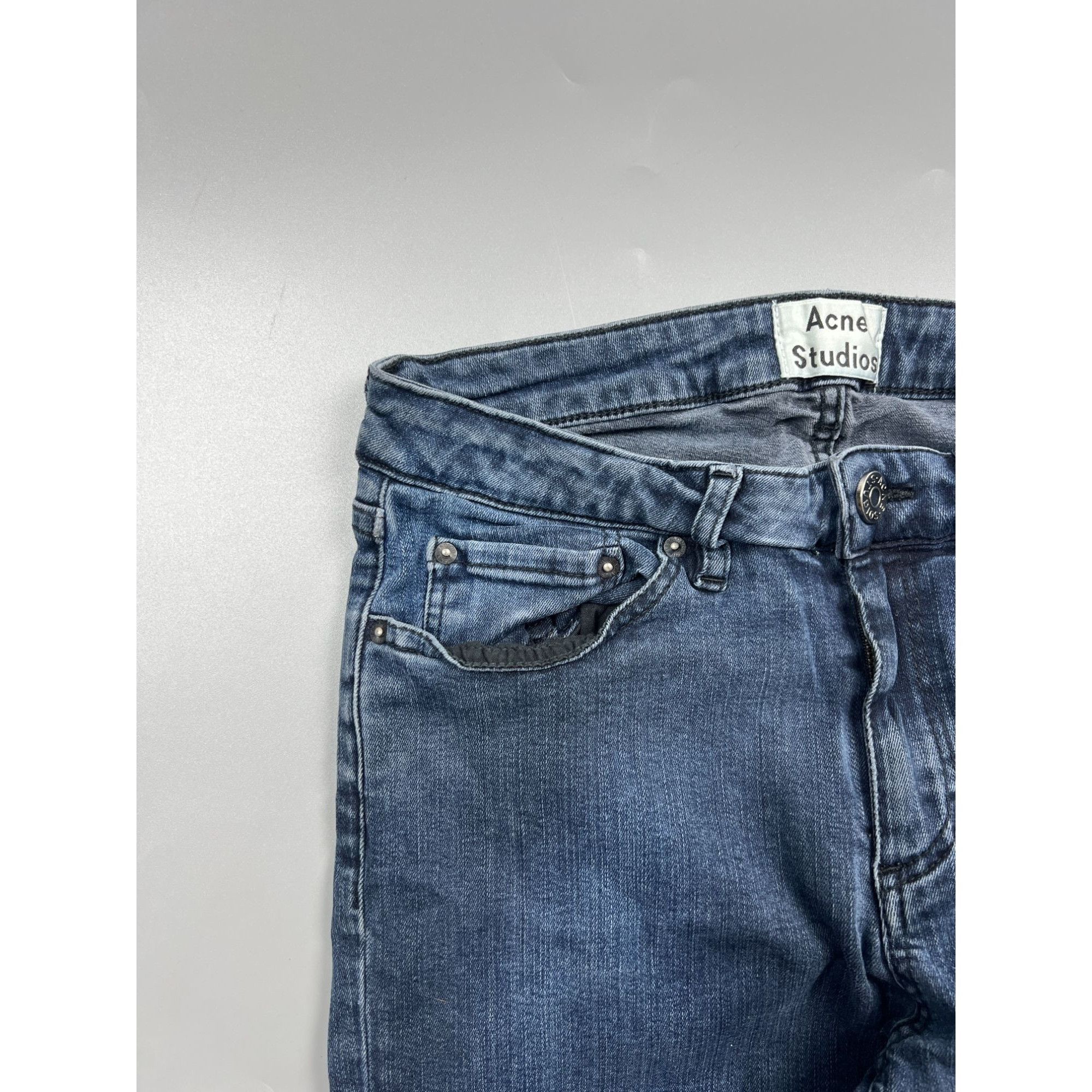 Acne Studios Acne Studios Skin 5 Deep Skinny Denim Jeans Pants (Y0843) Size 28" / US 6 / IT 42 - 3 Thumbnail