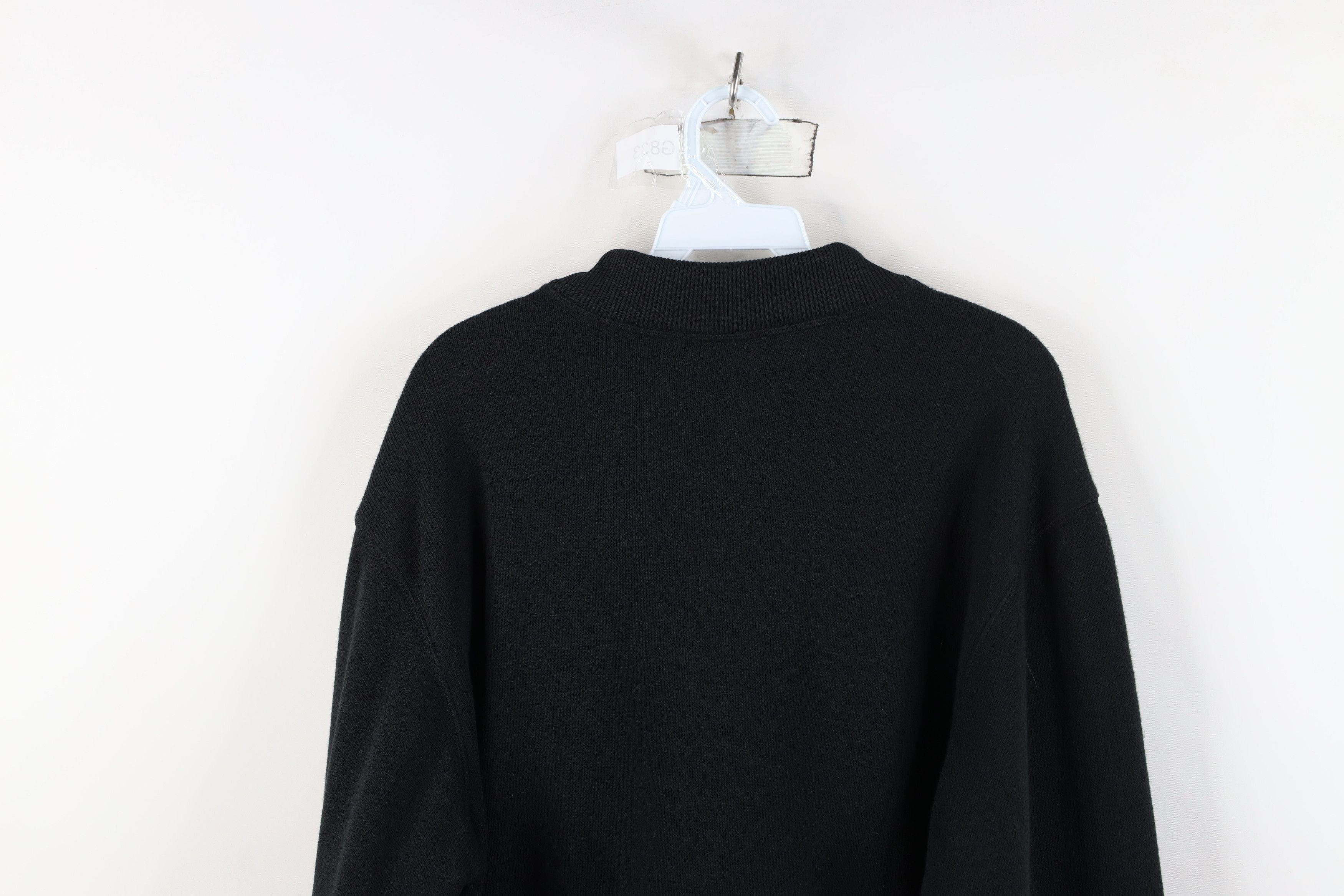 Vintage Vintage Y2K Streetwear Fleece Lined Knit Henley Sweater Size US XL / EU 56 / 4 - 11 Thumbnail