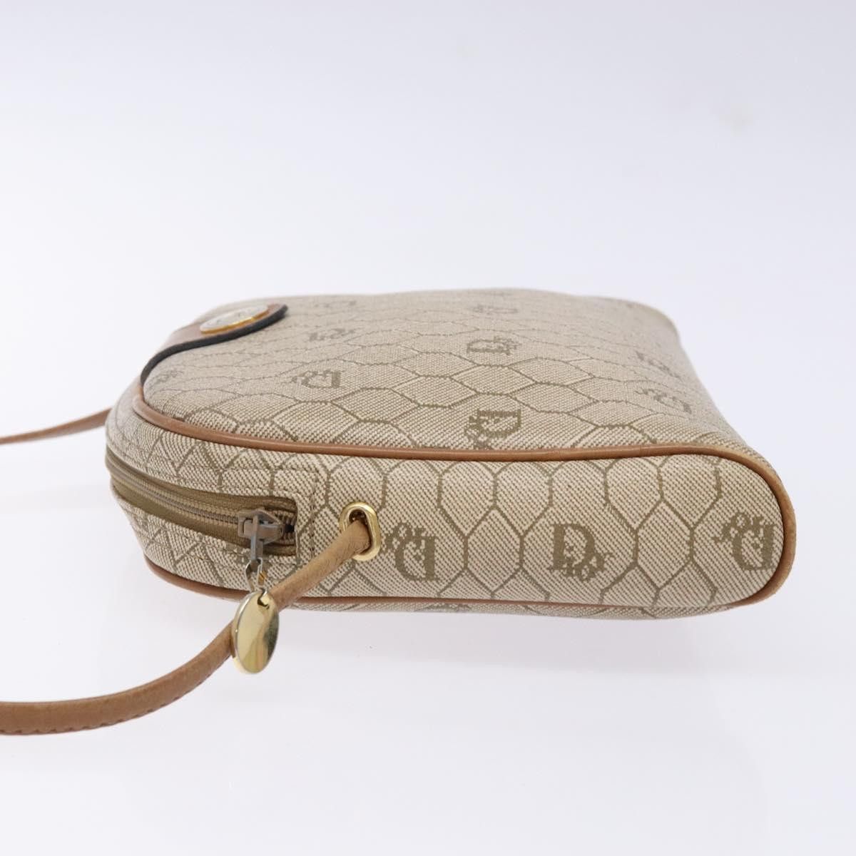 Dior DIOR Honeycomb Canvas Shoulder Bag Pvc Beige Gold Size ONE SIZE - 5 Thumbnail