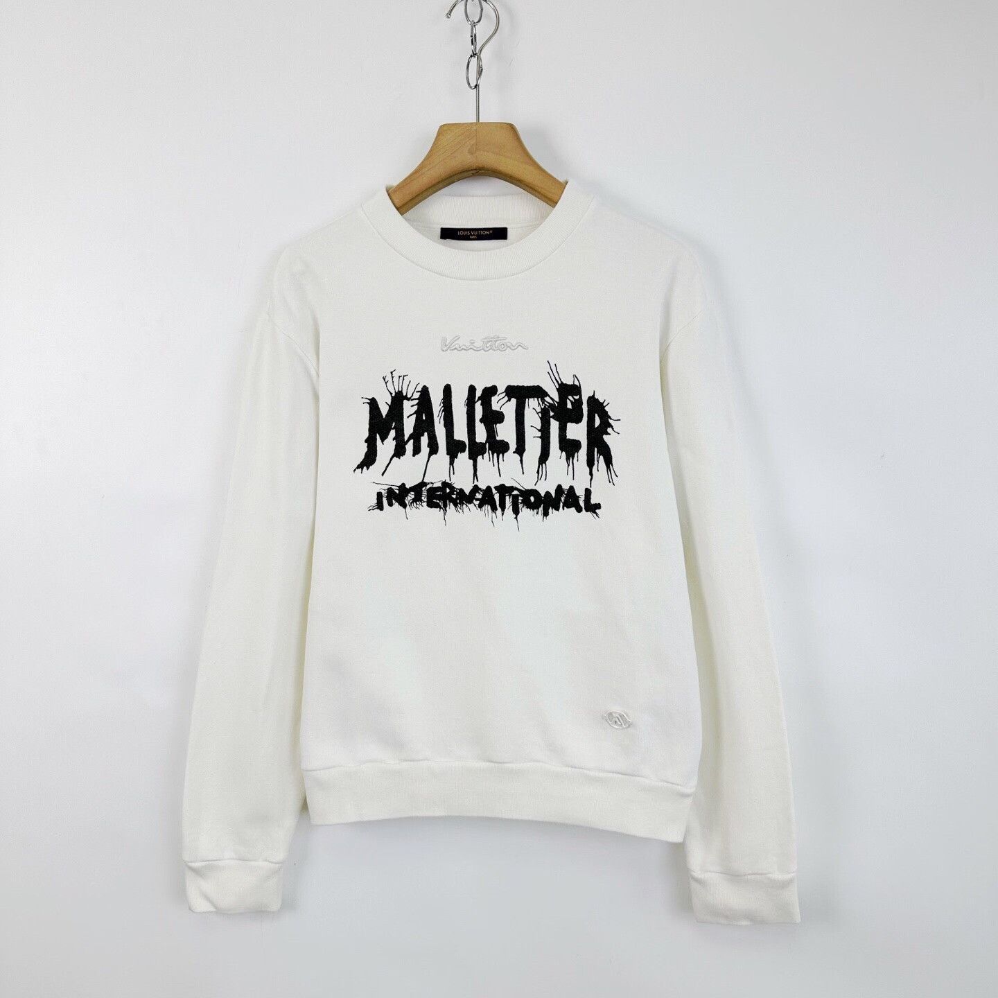 Louis Vuitton Louis Vuitton Ink Letter Graffiti Crewneck Sweatshirt Size US M / EU 48-50 / 2 - 1 Thumbnail