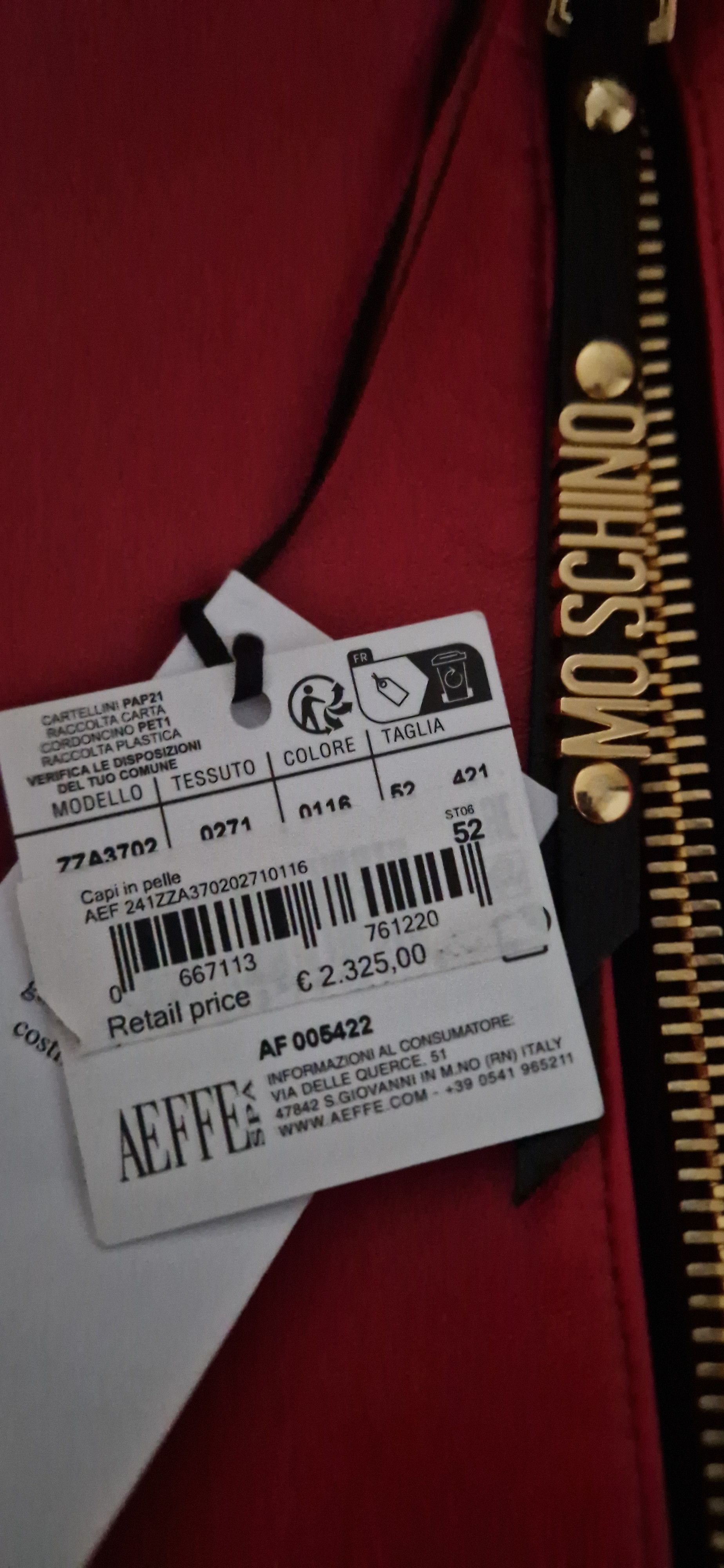 Moschino Moschino Size US L / EU 52-54 / 3 - 2 Thumbnail