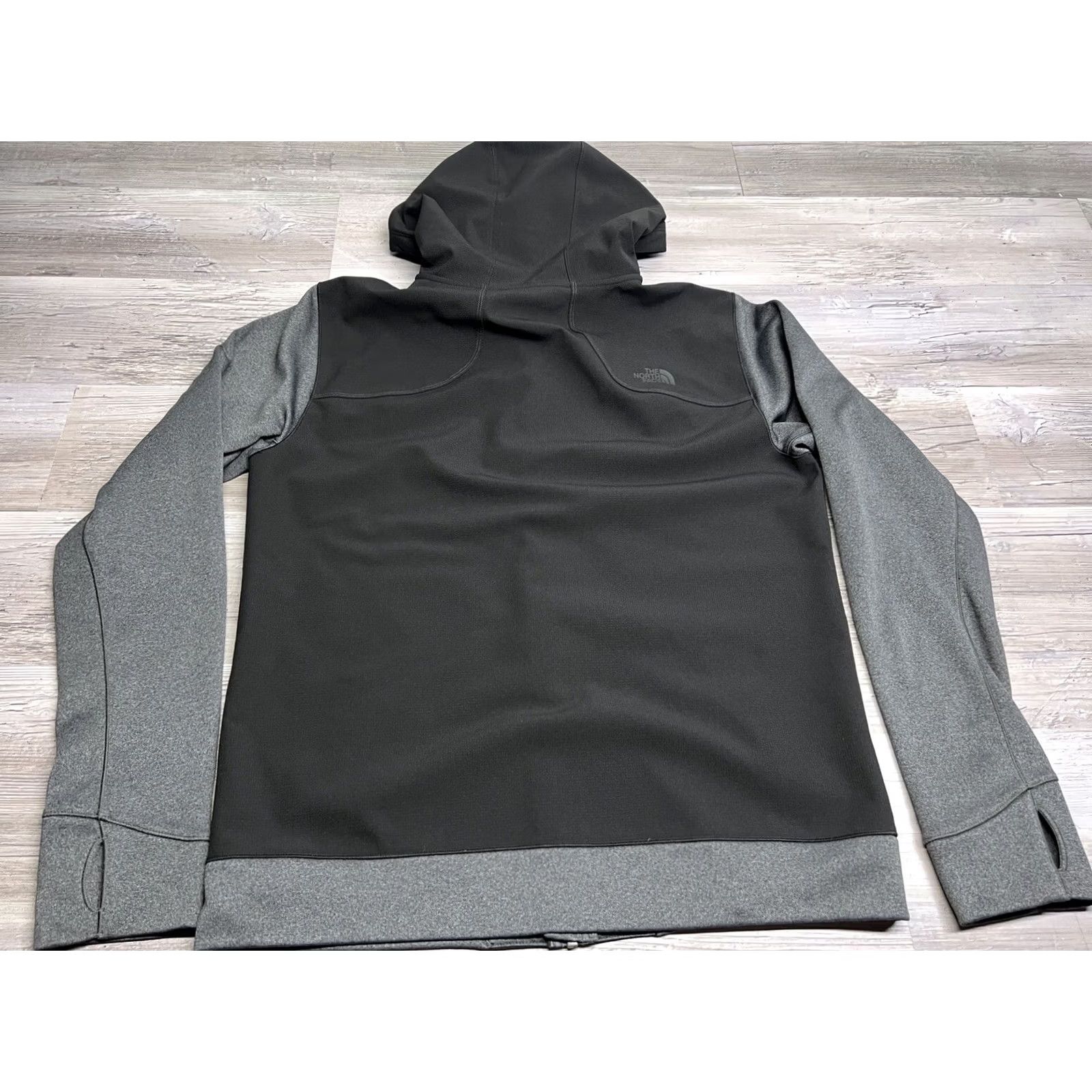 The North Face The North Face Apex Bionic Jacket Mens M Black Full Zip Hooded Lined Microfleece X-Brand Pattern Solid Zip Pockets Casual Hiking Walking Size US M / EU 48-50 / 2 - 2 Thumbnail