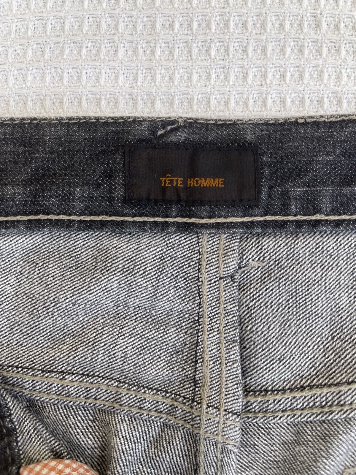 Tete Homme Last Drop🔥Flare Jeans TETE HOMME Issey Miyake Bootcut Denim Size US 35 - 7 Thumbnail