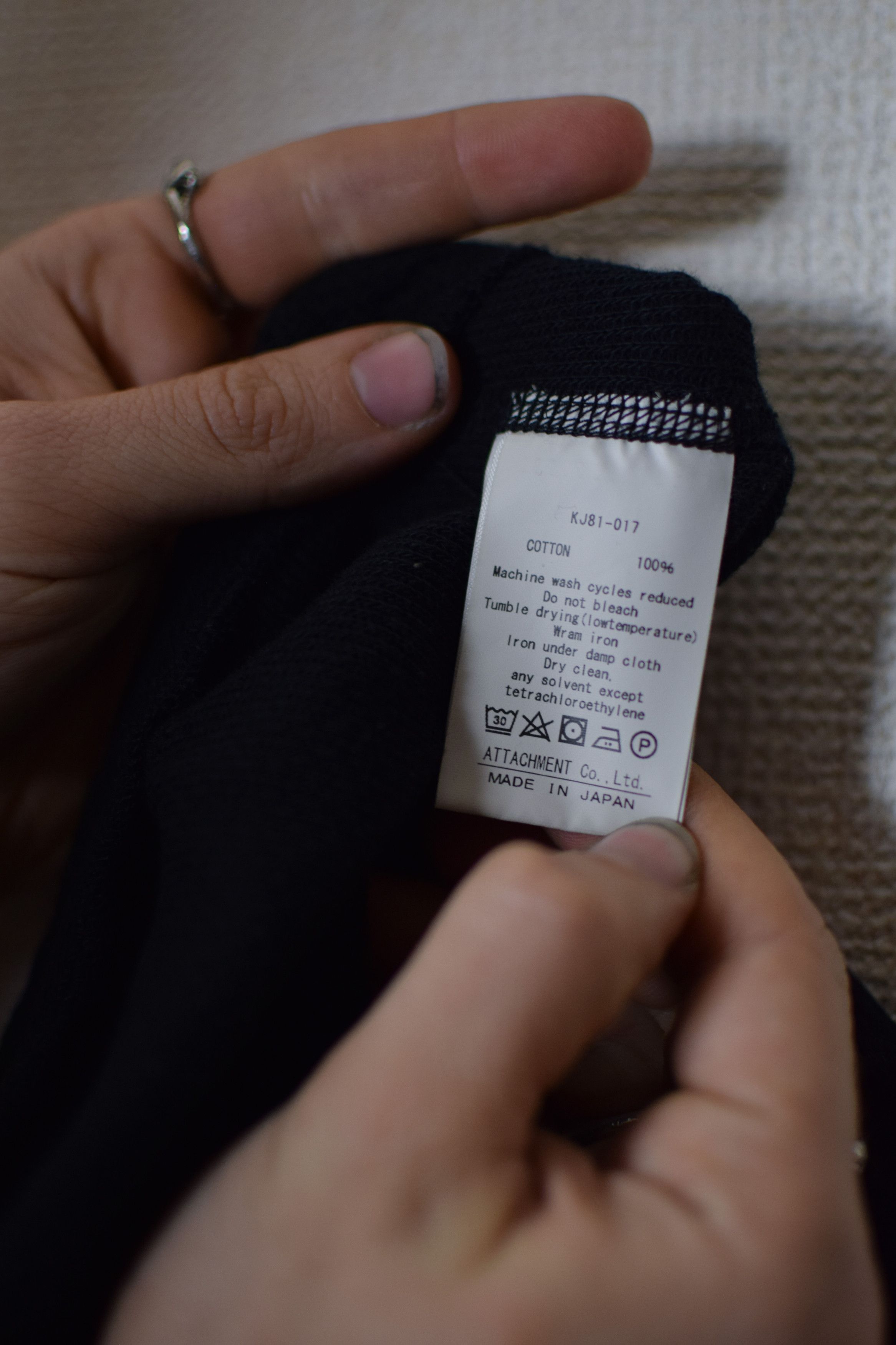 Attachment Attachment Black Tank Top - KJ81-071 Size US M / EU 48-50 / 2 - 8 Thumbnail