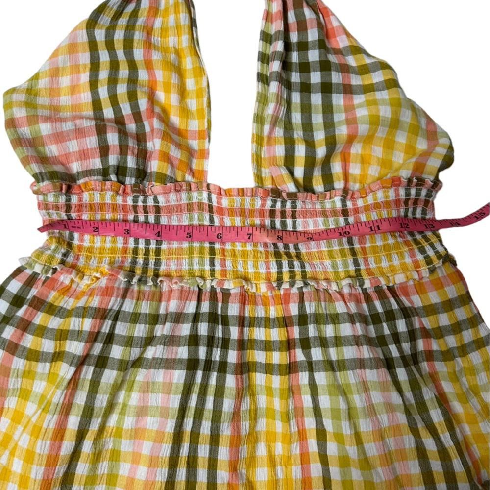 Designer aerie l Spring Fling Plaid Halter Dress Medium Size M / US 6-8 / IT 42-44 - 6 Thumbnail