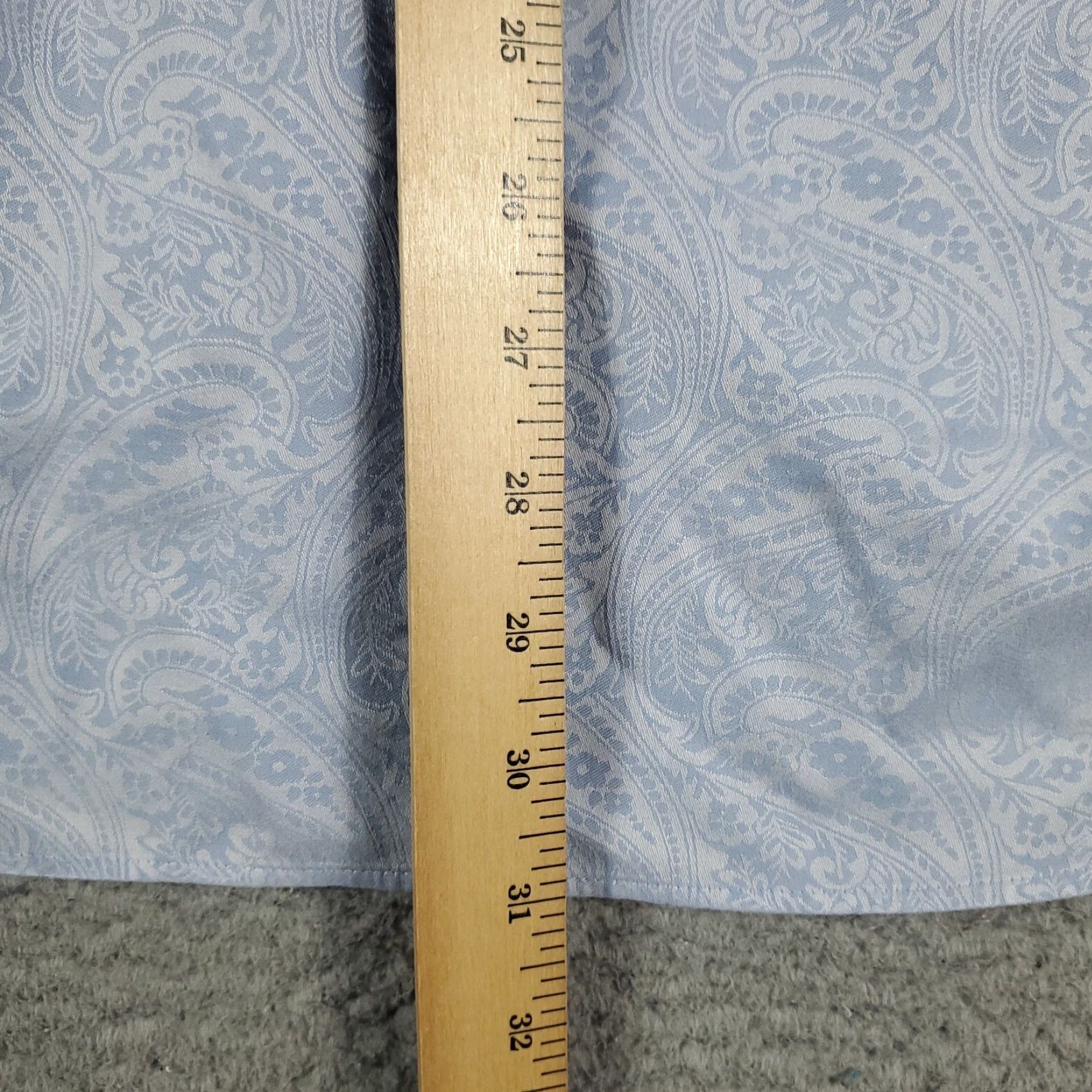 BUGATCHI VINTAGE Bugatchi Uomo Shirt Mens XL Blue Paisley Shaped Fit Button Up Long Sleeve Size US XL / EU 56 / 4 - 5 Thumbnail
