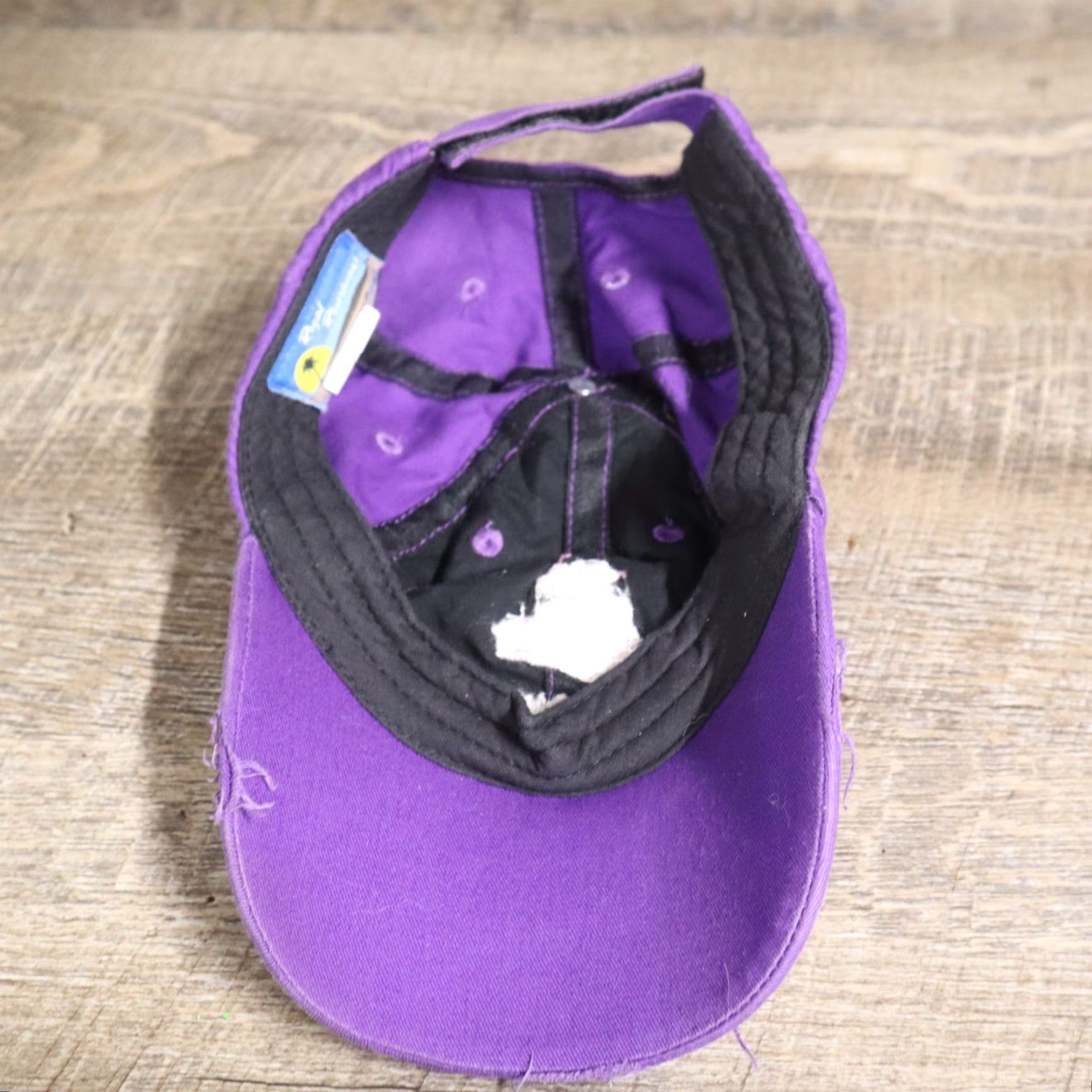 Vintage Tweetsie Railroad Blowing Rock NC Purple Baseball Embroidered Hat Adult Size ONE SIZE - 6 Thumbnail